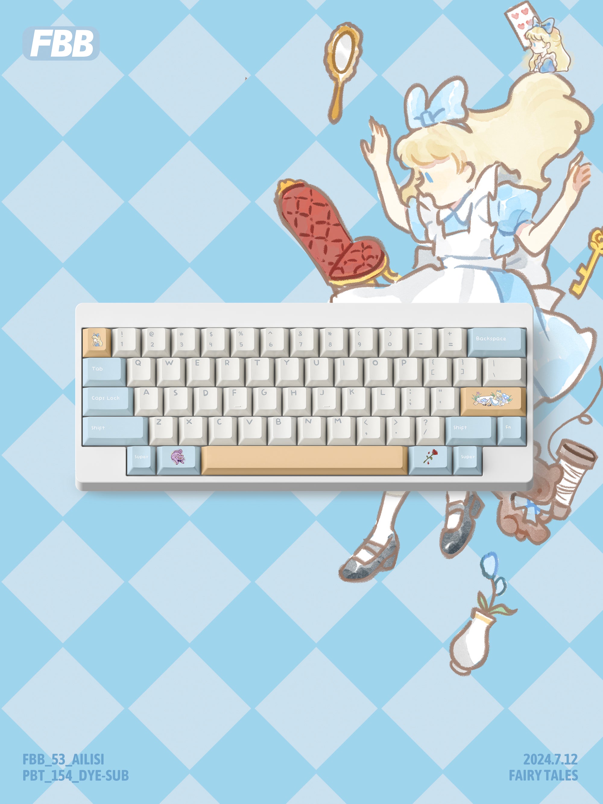 FBB Alice Keycaps Set