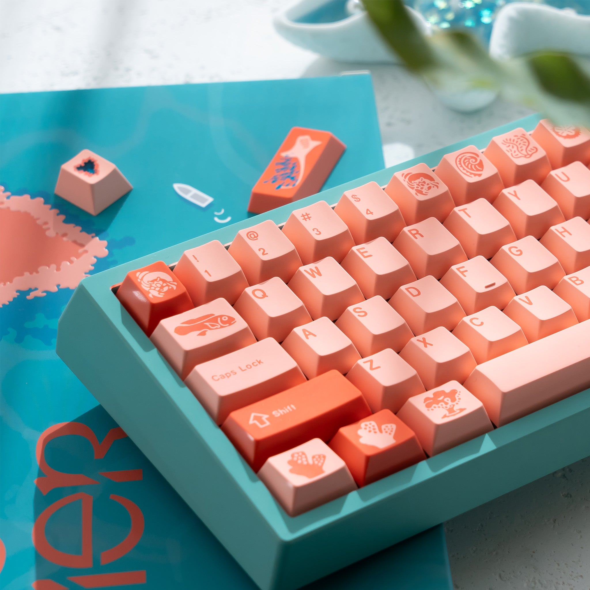 Keykobo The Great Barrier Reef Keycaps Set