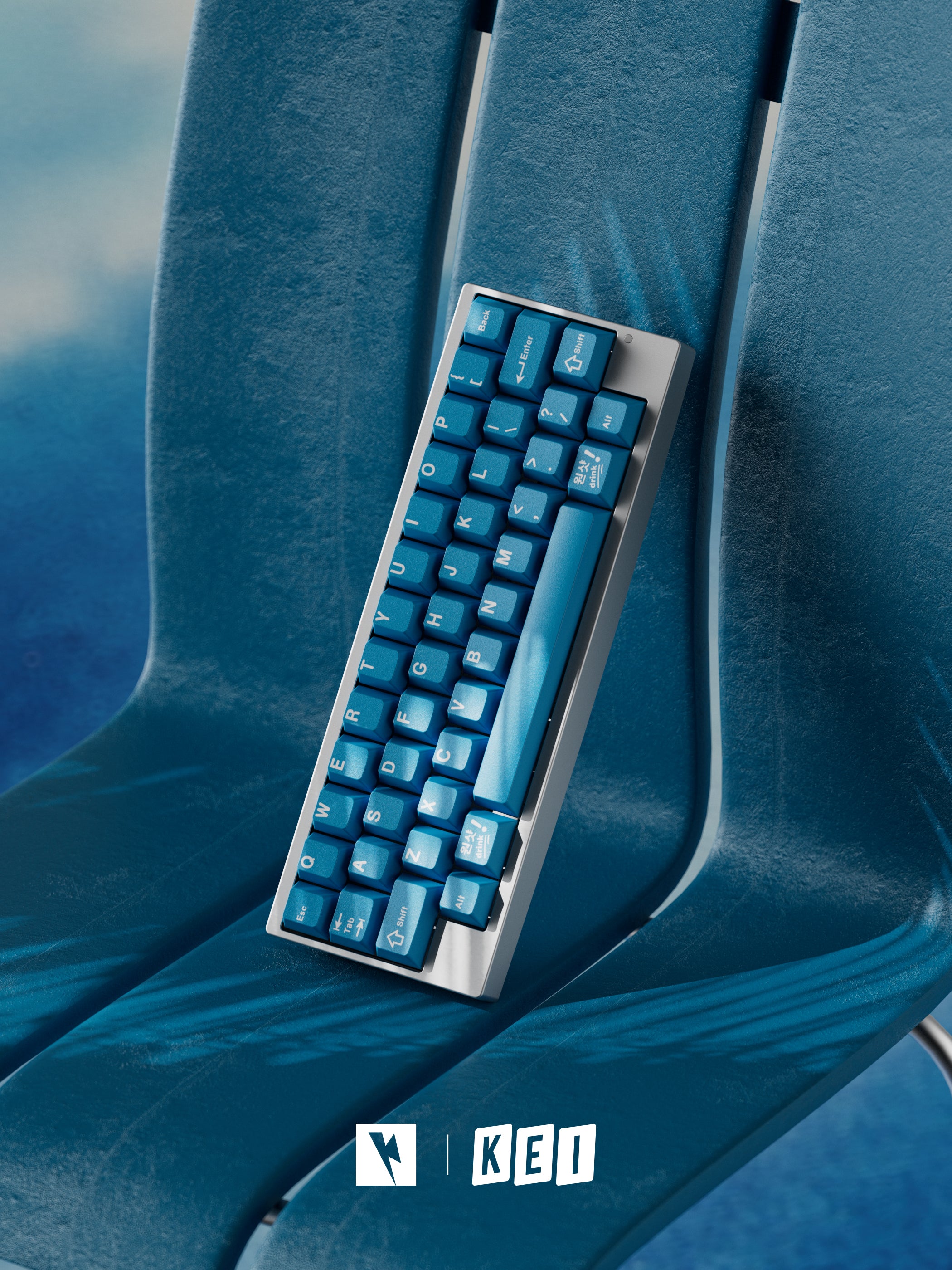 Keykobo SOJU blue Keycaps Set