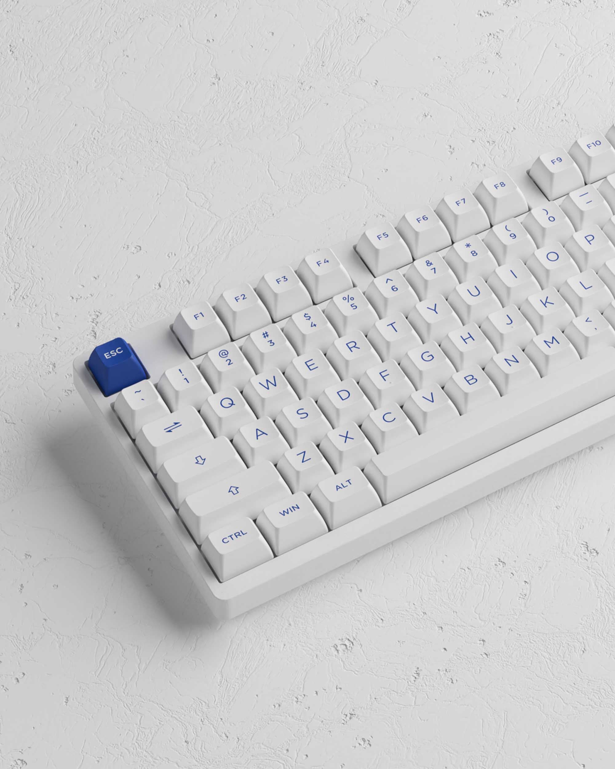 AKKO Blue on White Keycaps Set