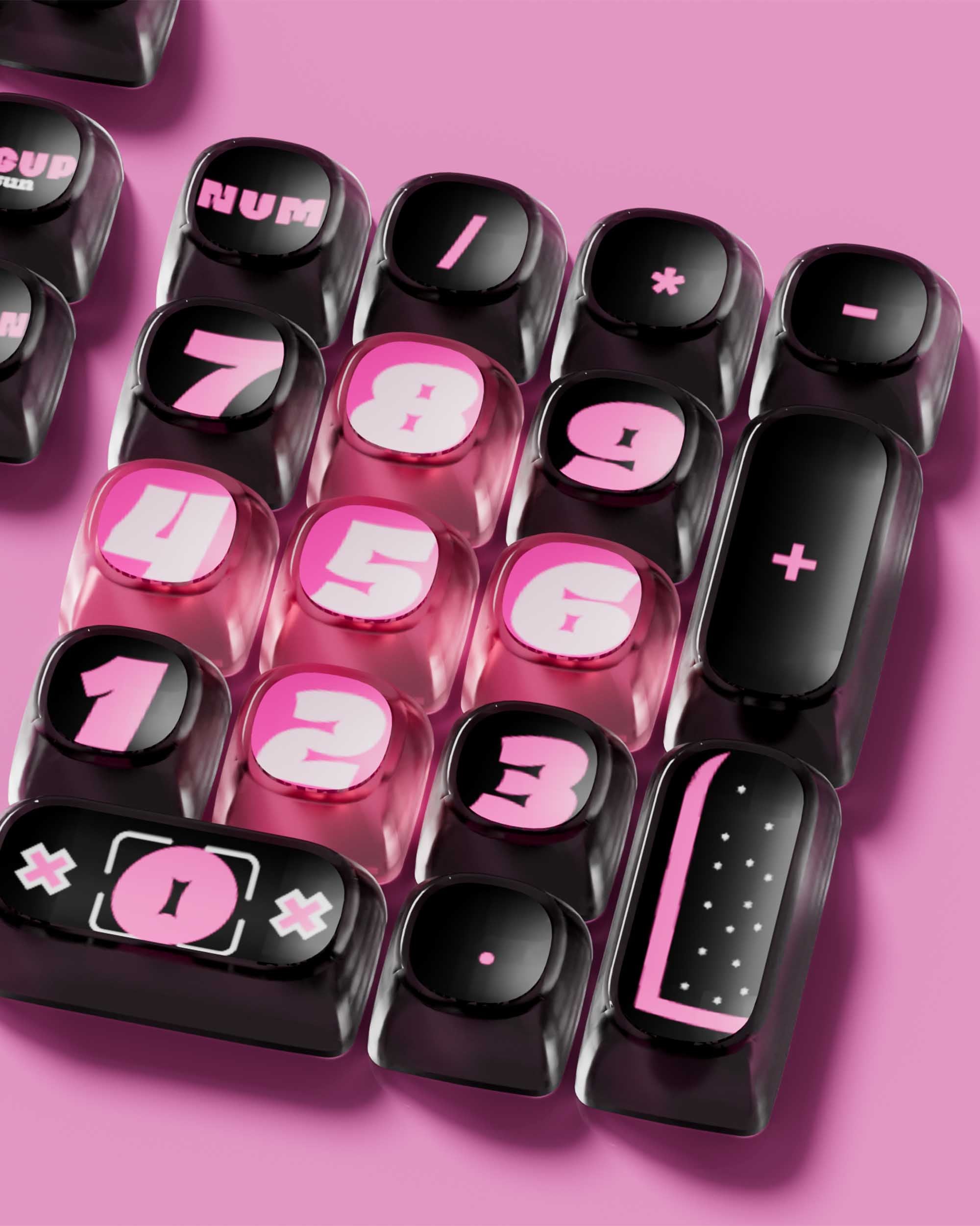 AKKO Pink Phantom Keycaps Set
