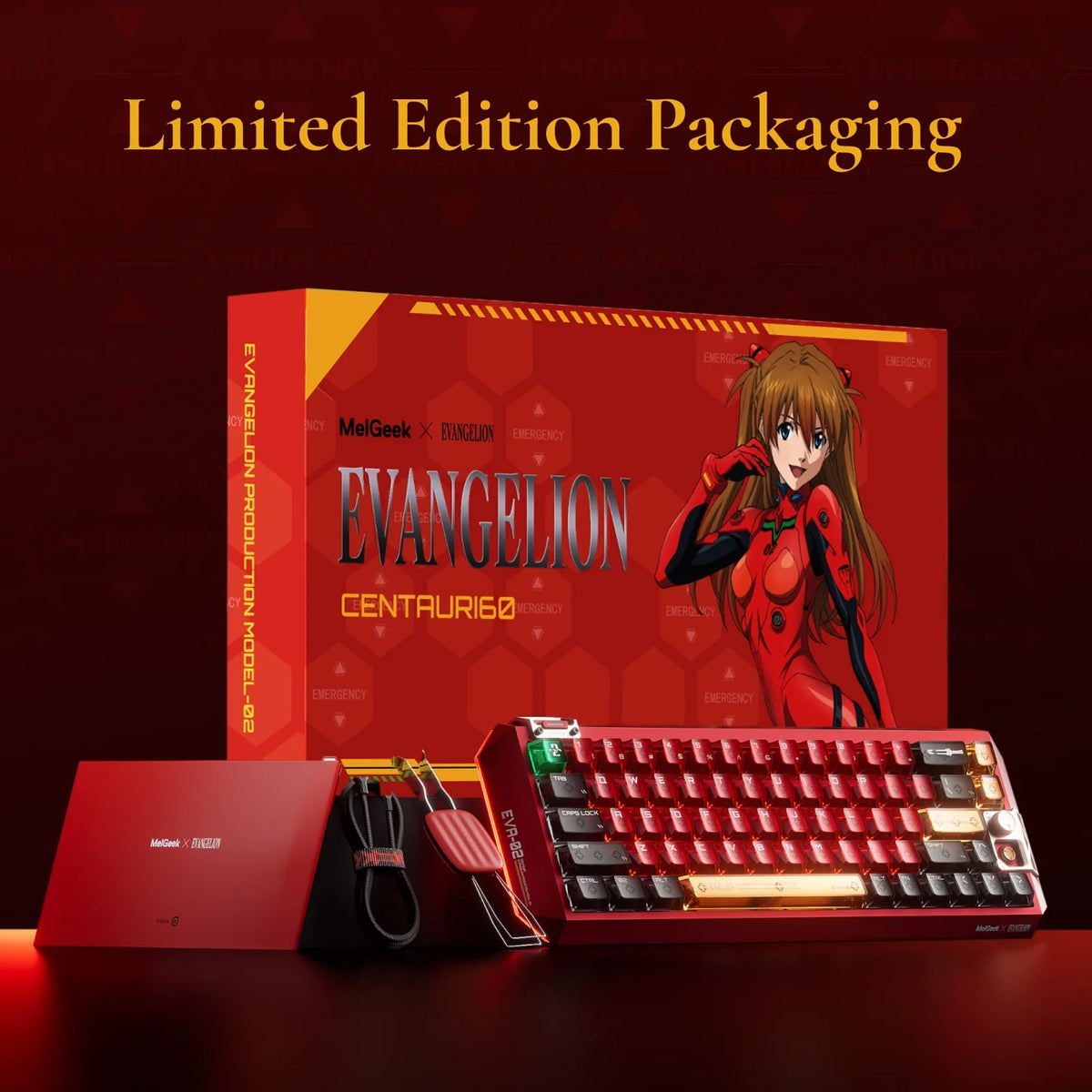 MelGeek Centauri60 x EVANGELION Collaboration HE Gaming