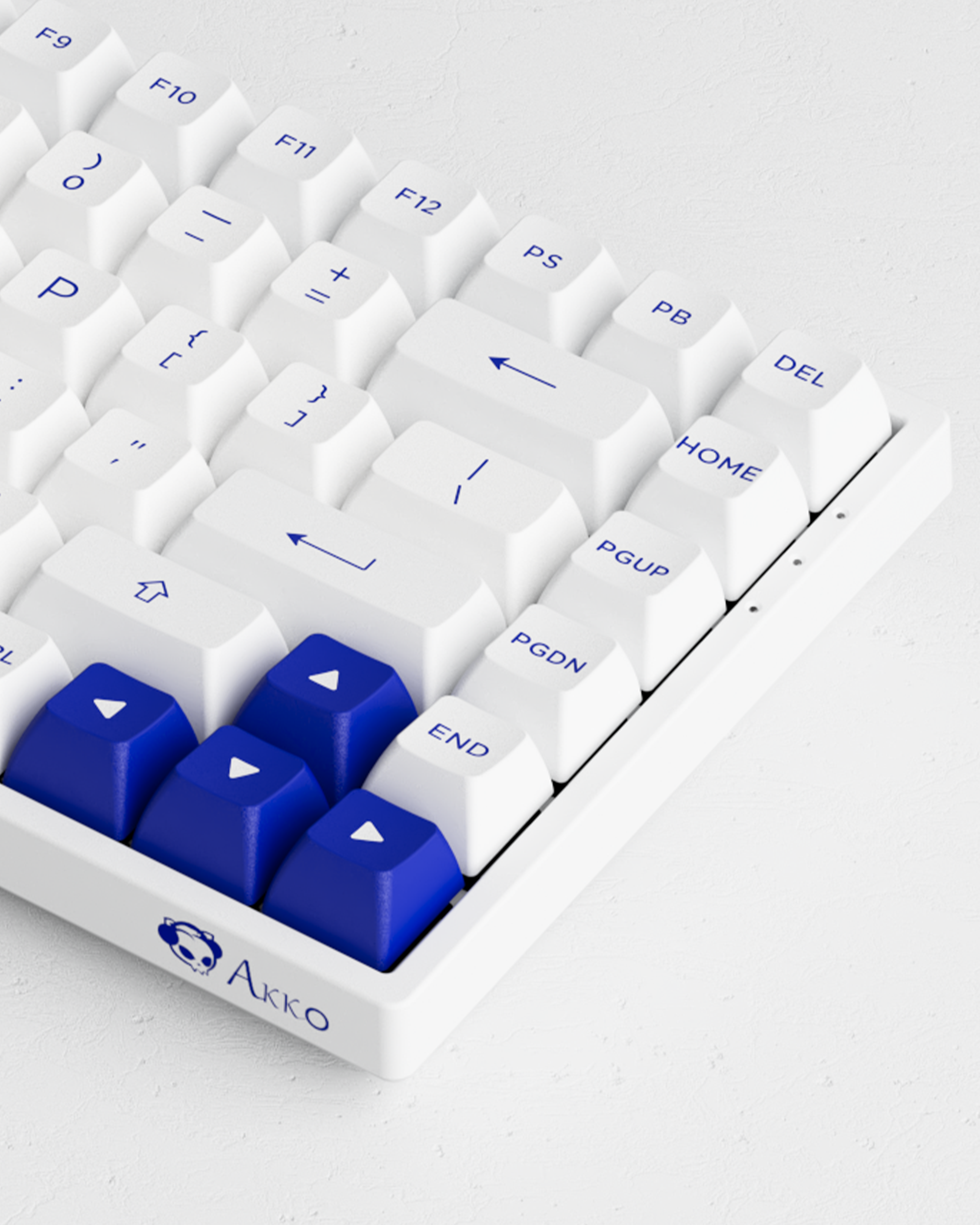 AKKO 3084B Plus Blue on White