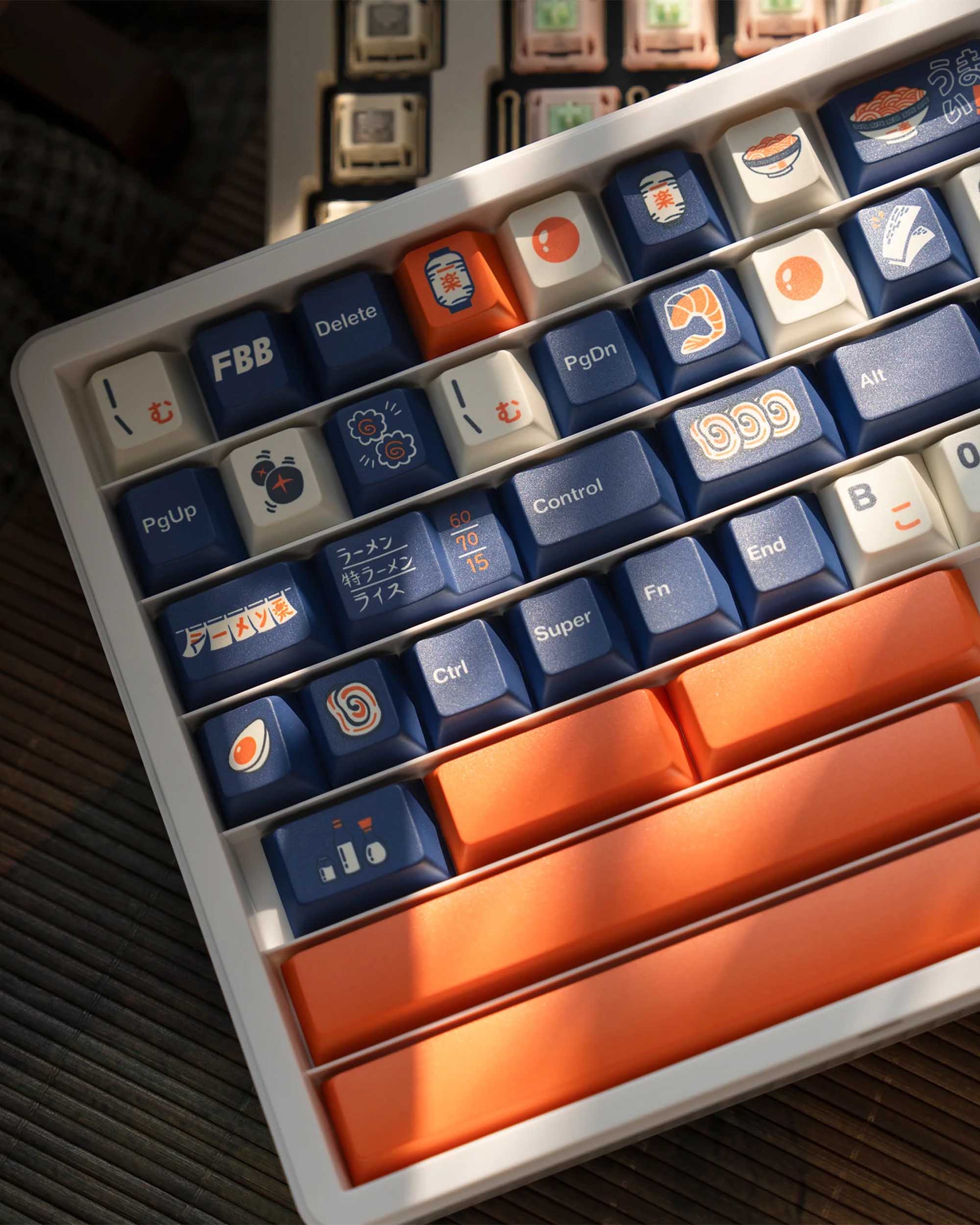 FBB chiraku Ramen R2 Keycaps Set