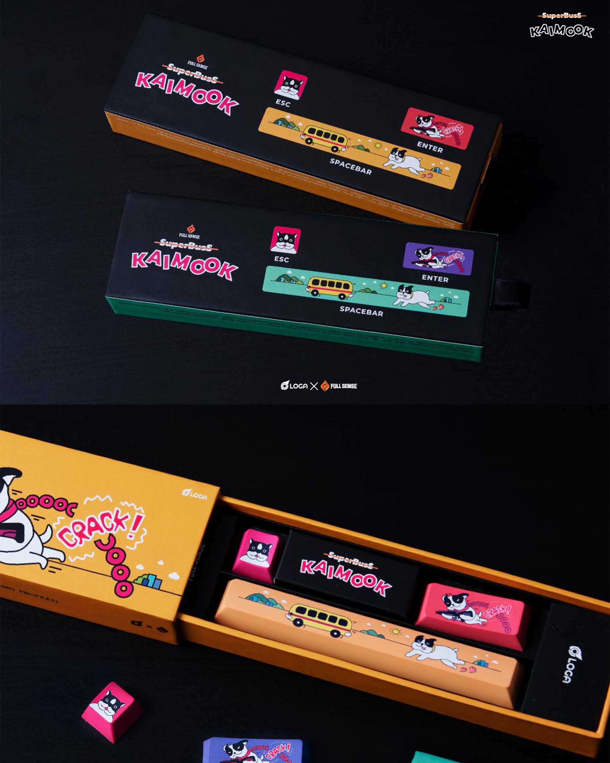 LOGA X Kaimook Keycaps Set