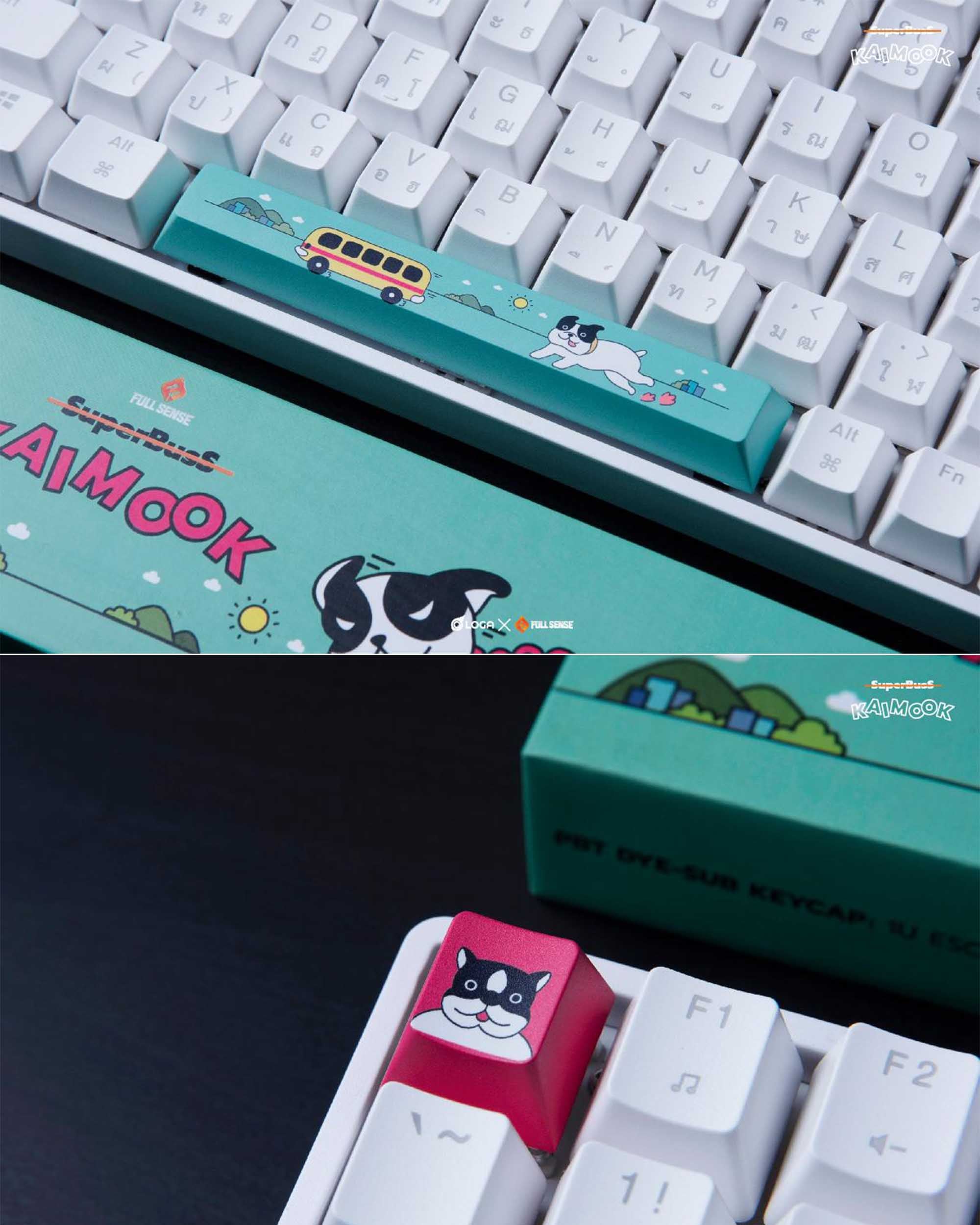 LOGA X Kaimook Keycaps Set