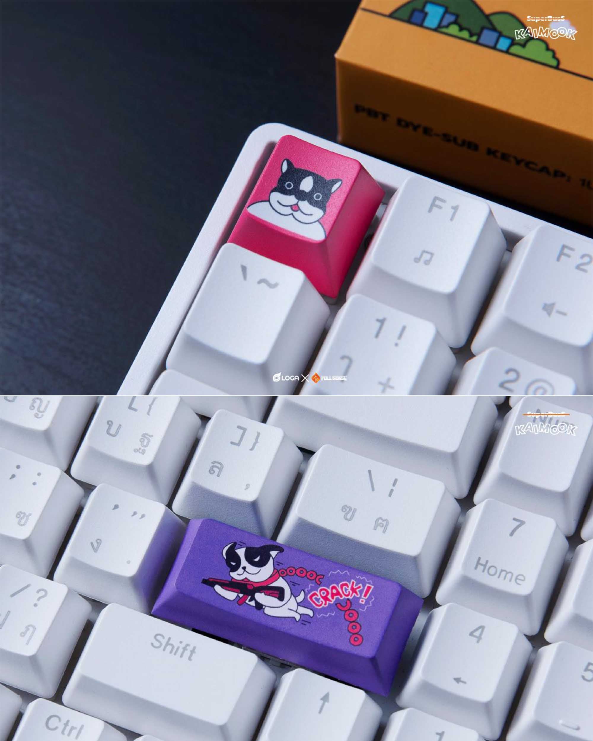 LOGA X Kaimook Keycaps Set
