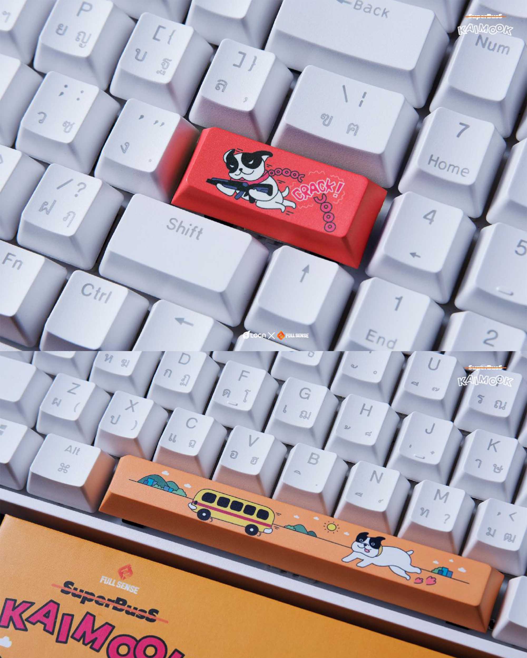 LOGA X Kaimook Keycaps Set