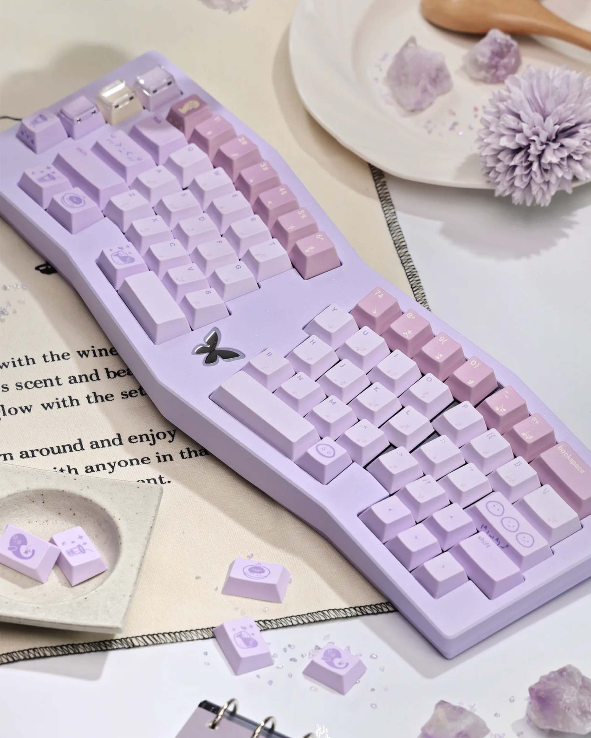 Qwertykeys Taro Balls Keycap Set