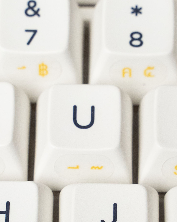 Sticker Silde Print Thai Keyboard