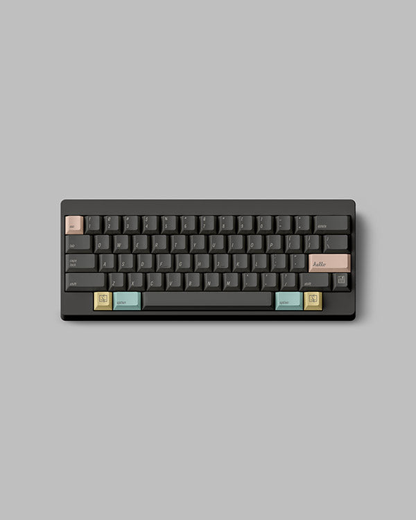 FBB Retro Dark Grey Keycaps Set