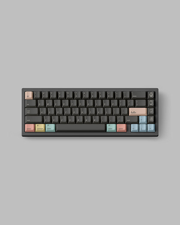 FBB Retro Dark Grey Keycaps Set