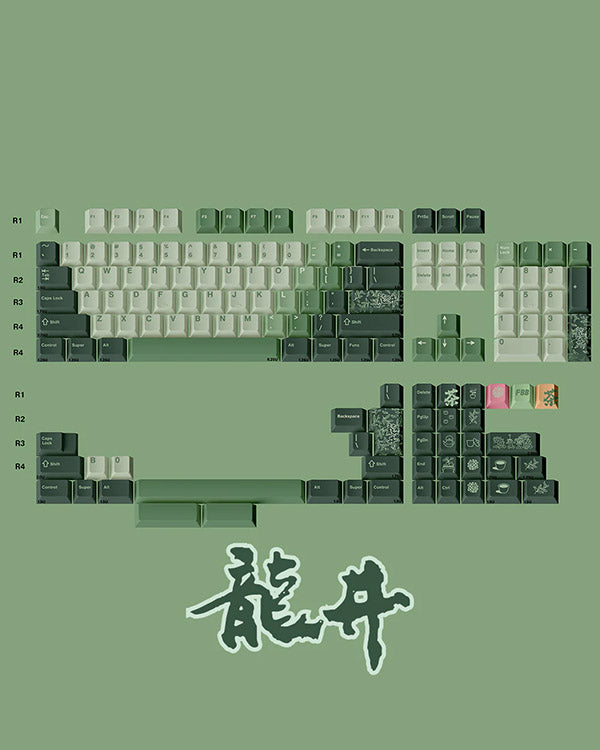 FBB Dragon Well Tea Keycaps Set