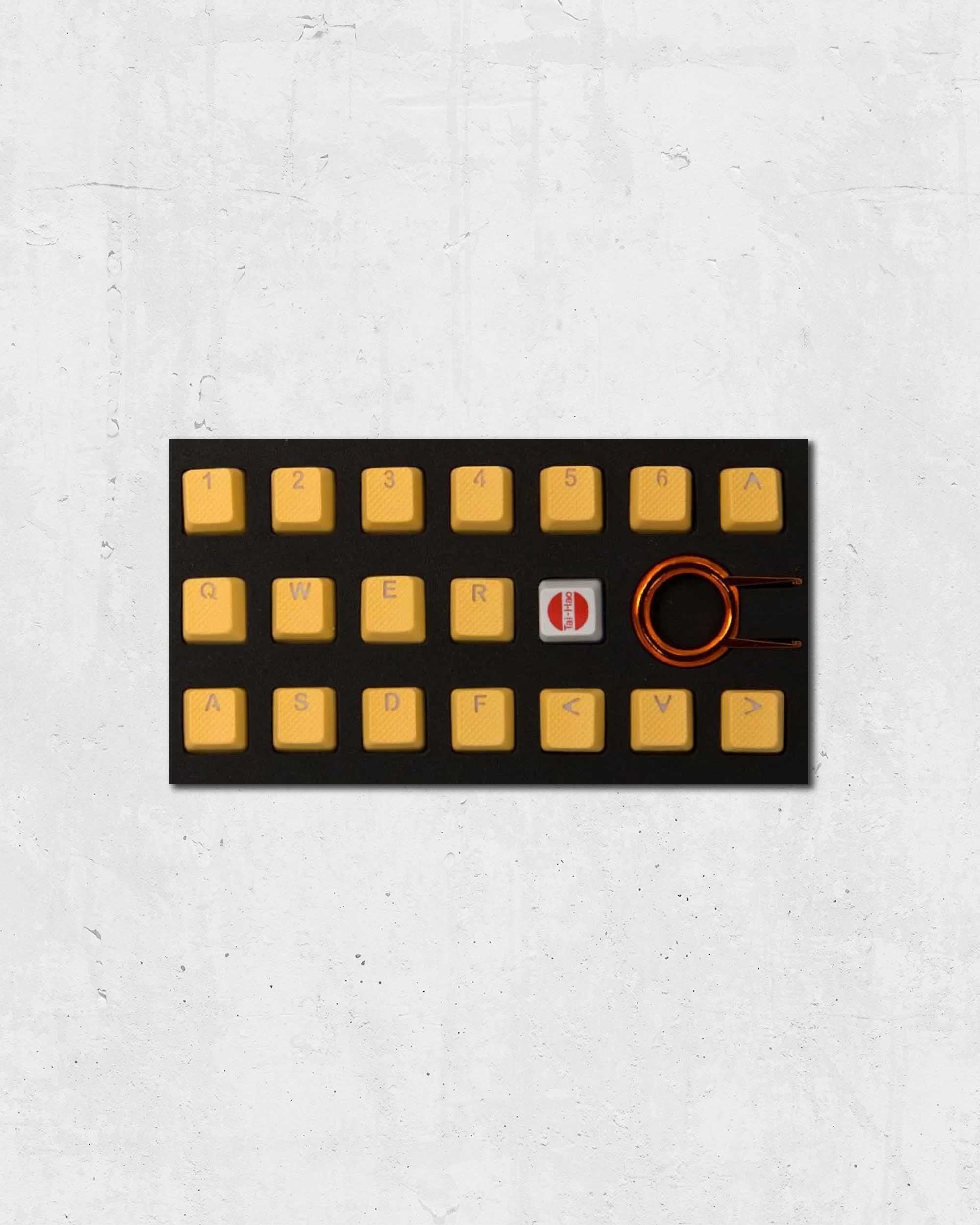 TAI-HAO Rubber Gaming Backlit Keycaps Set