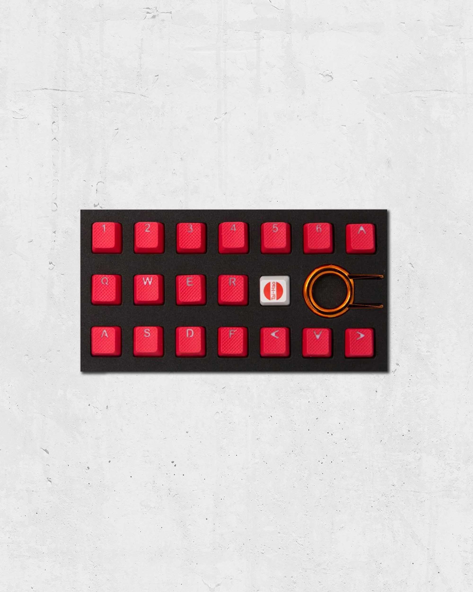 TAI-HAO Rubber Gaming Backlit Keycaps Set
