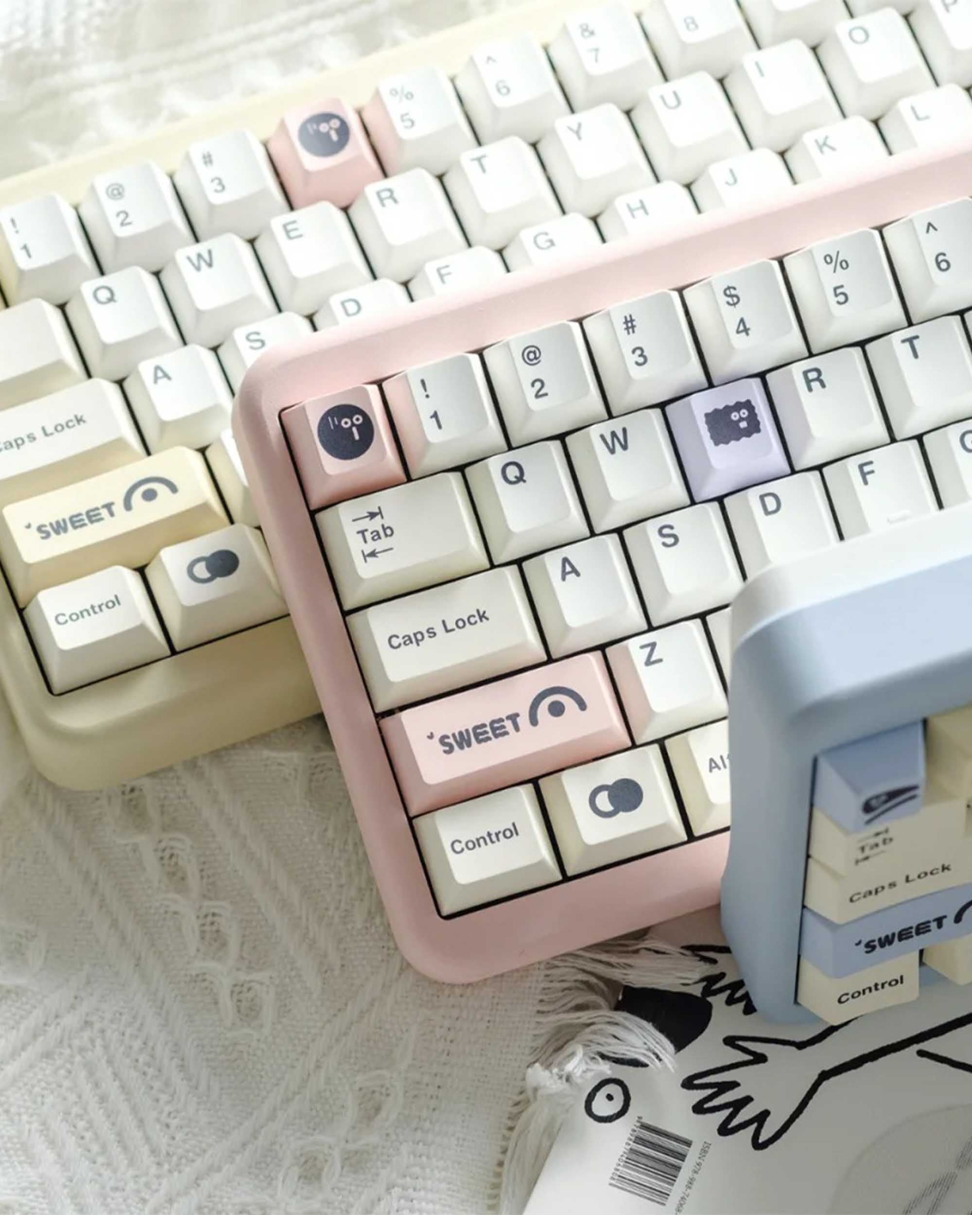 TUTKEYS X KOKOKEY Macaron Burnt Dessert Keycaps Set