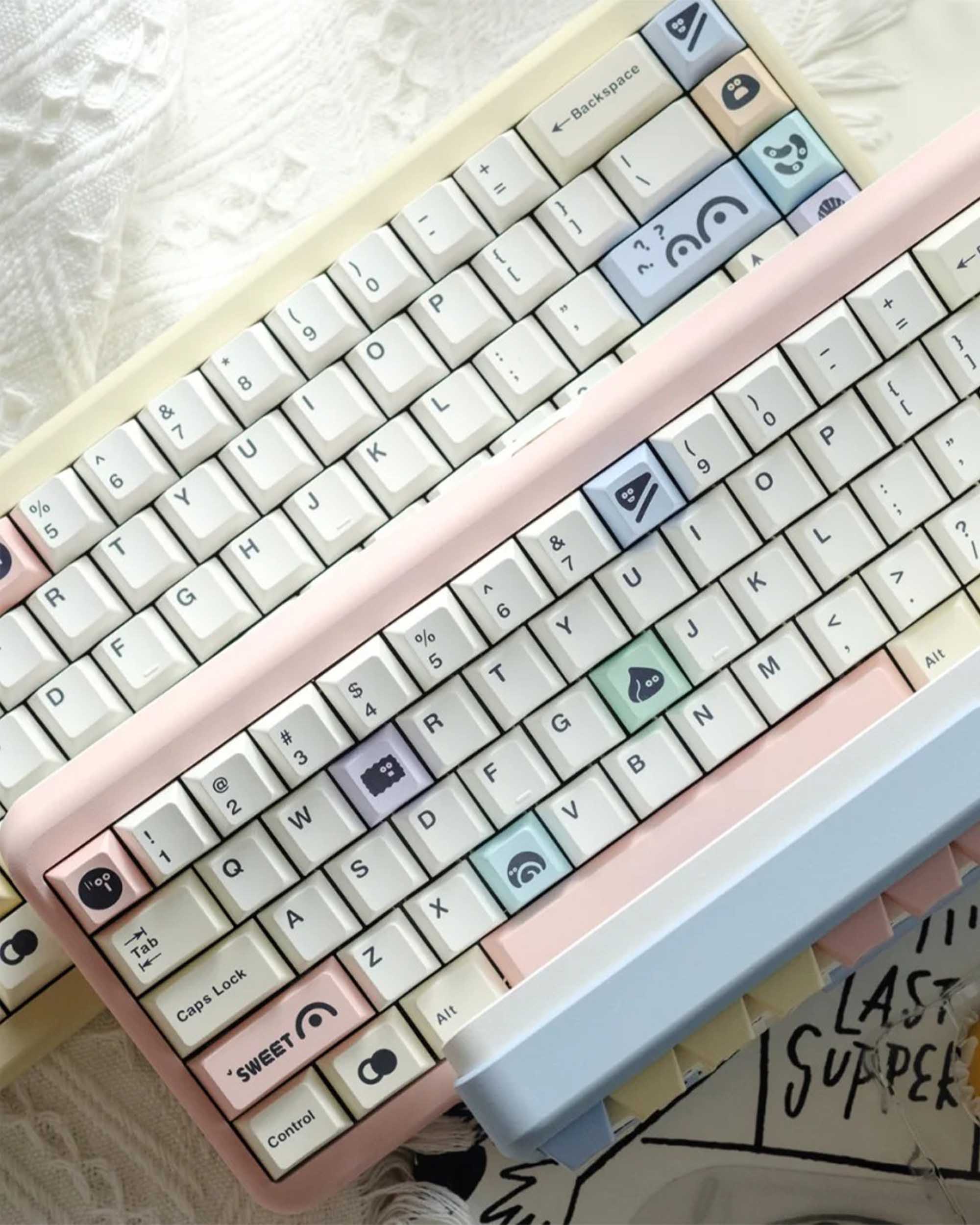 TUTKEYS X KOKOKEY Macaron Burnt Dessert Keycaps Set