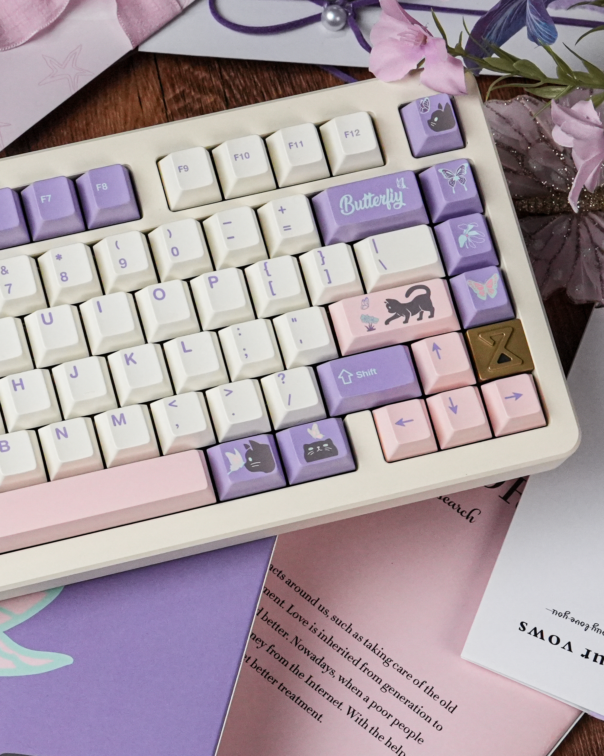 FBB Butterfly Keycaps Set
