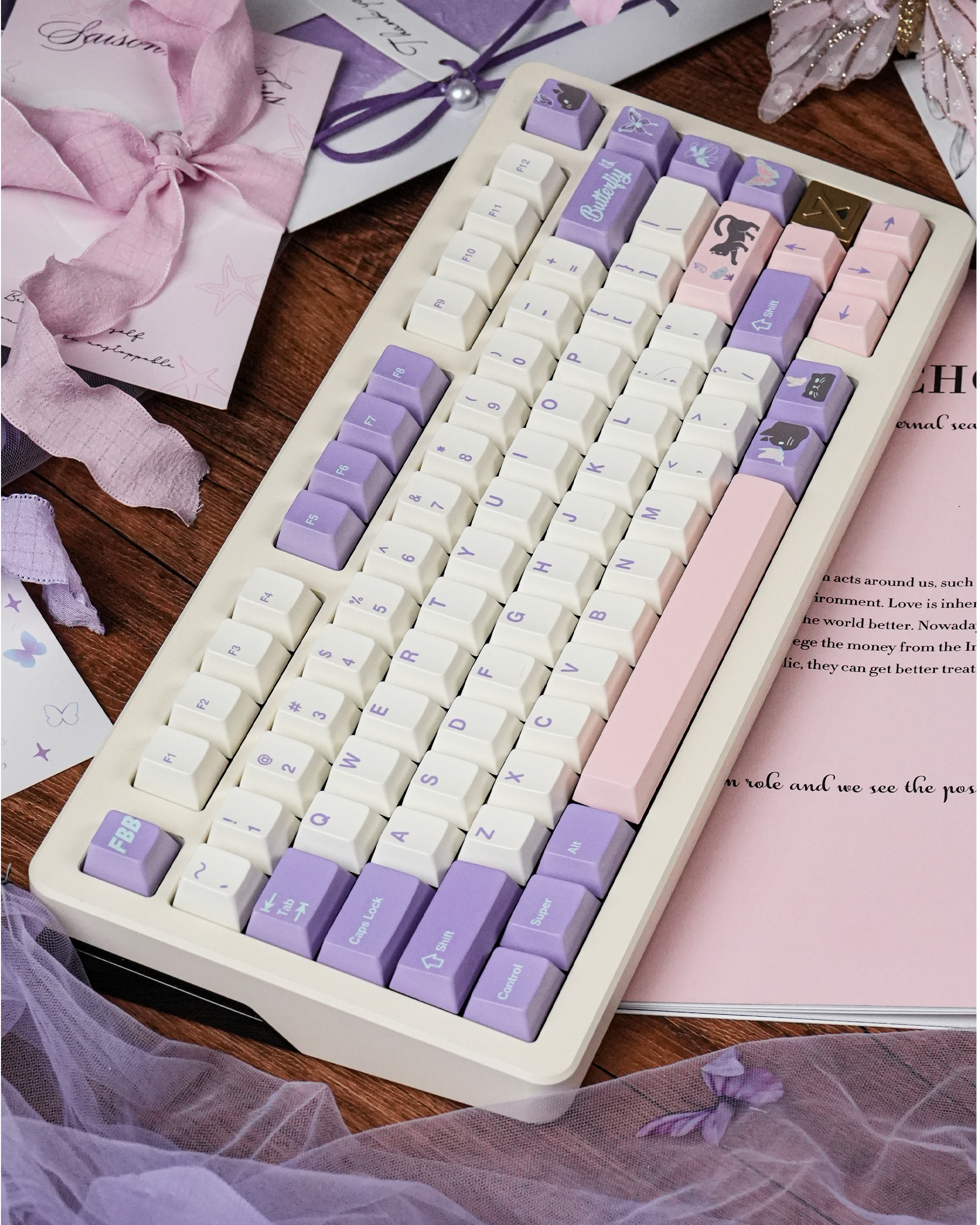 FBB Butterfly Keycaps Set