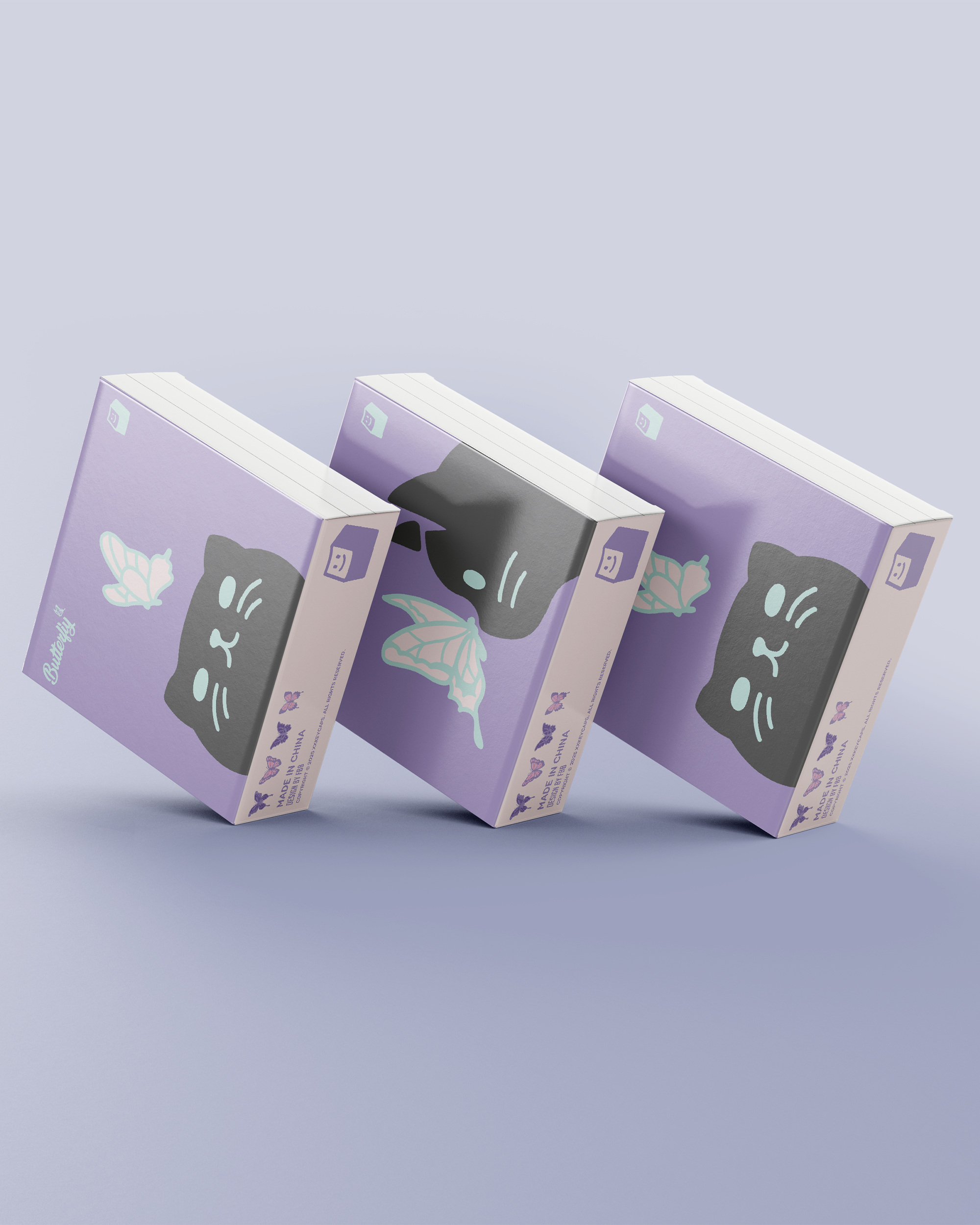 FBB Butterfly Keycaps Set