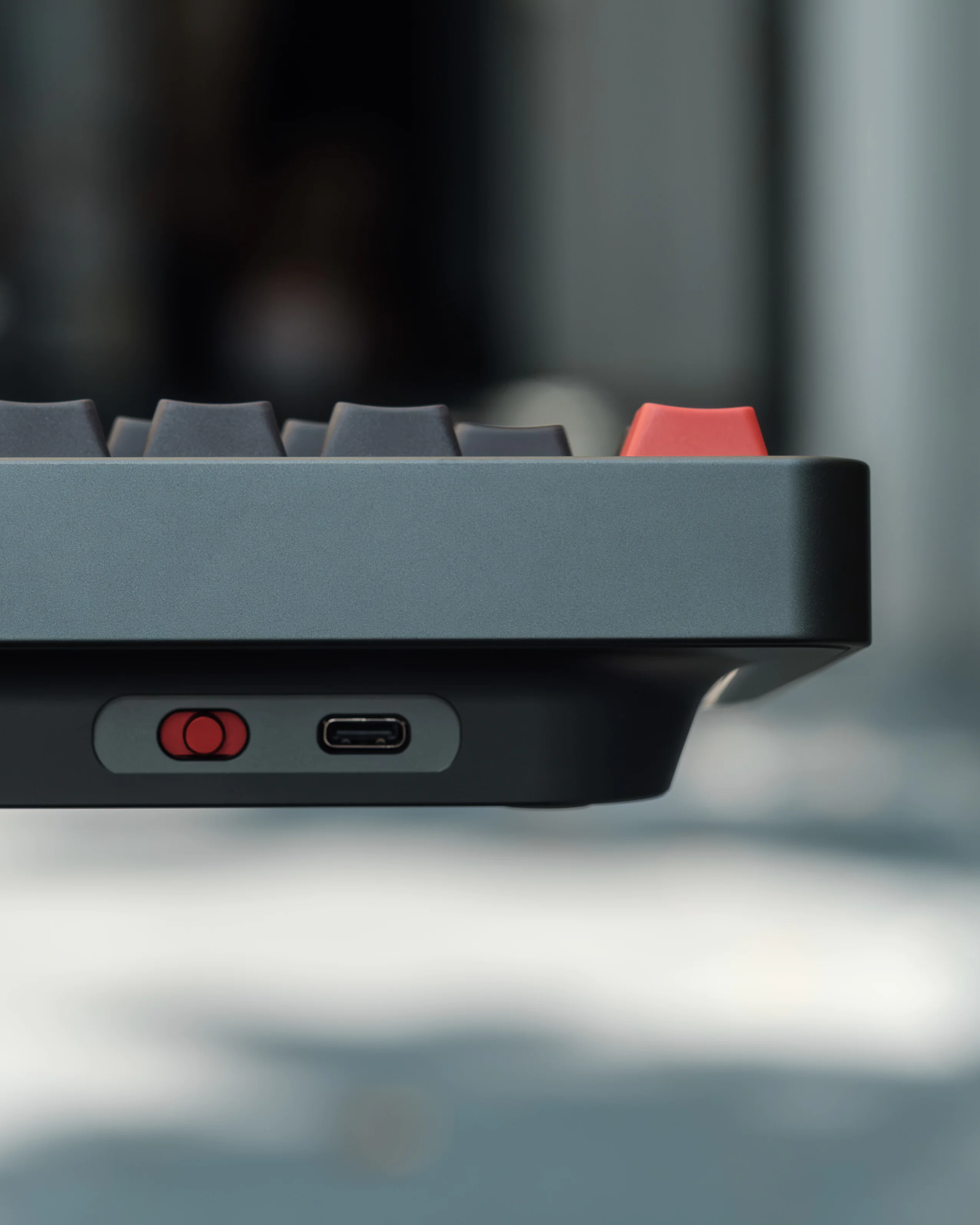 คีย์บอร์ด Evoworks Evo75 Mechanical Keyboard – Custom 75% Keyboard Layout Side Profile