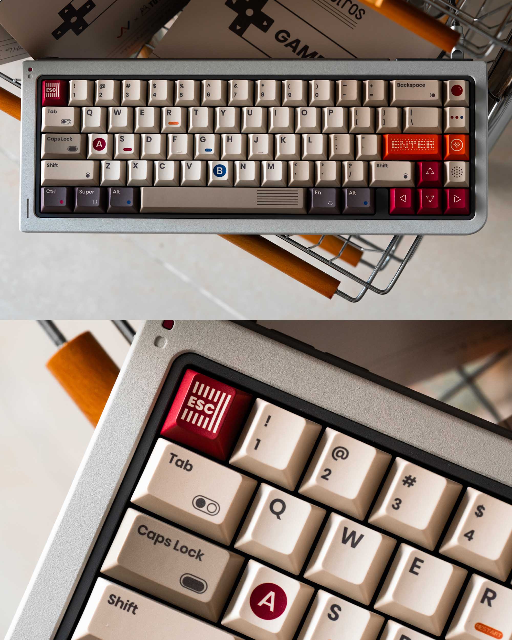 80retros Game1989 ABS Keycaps Set