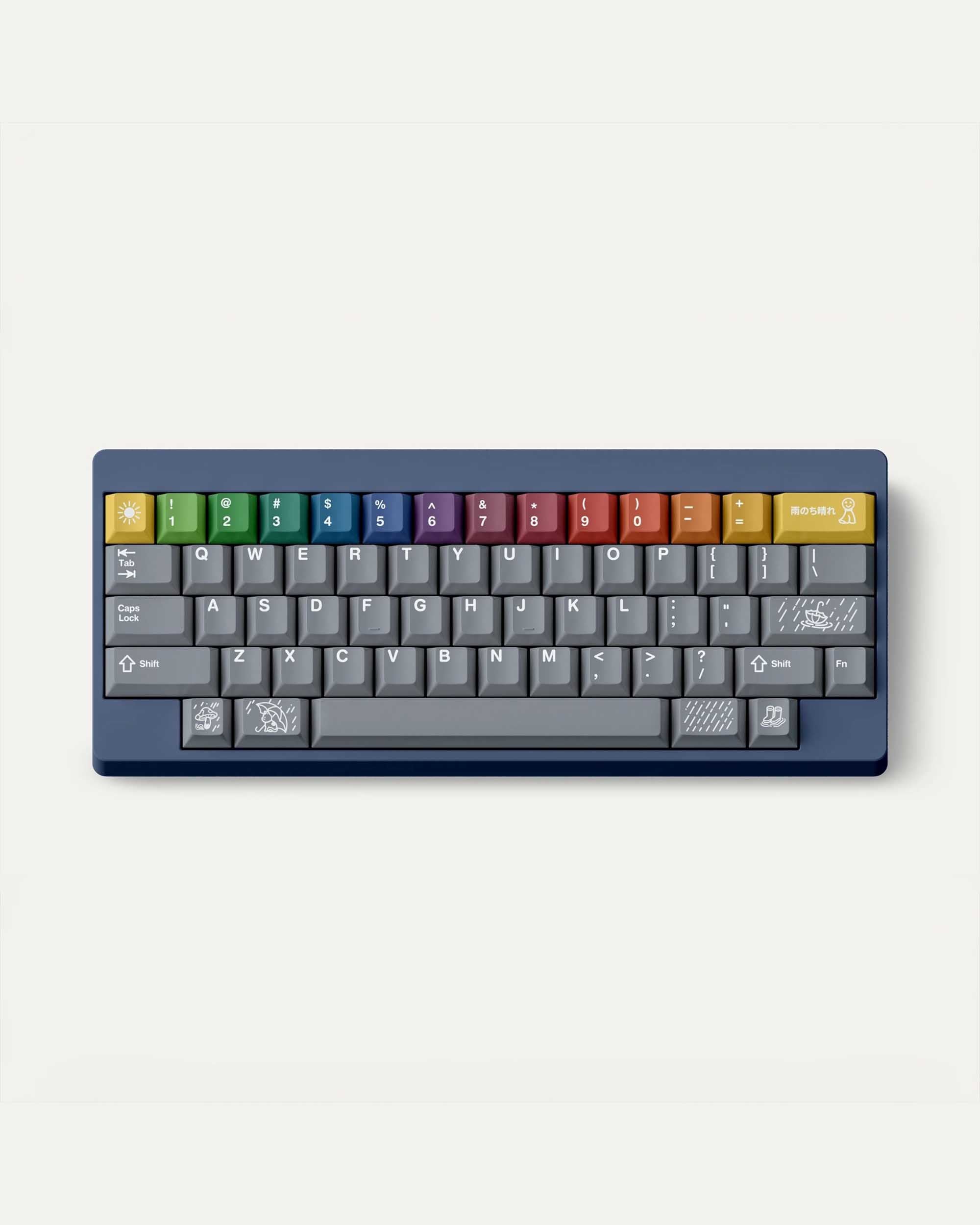 FBB Rain Grey Keycaps Set