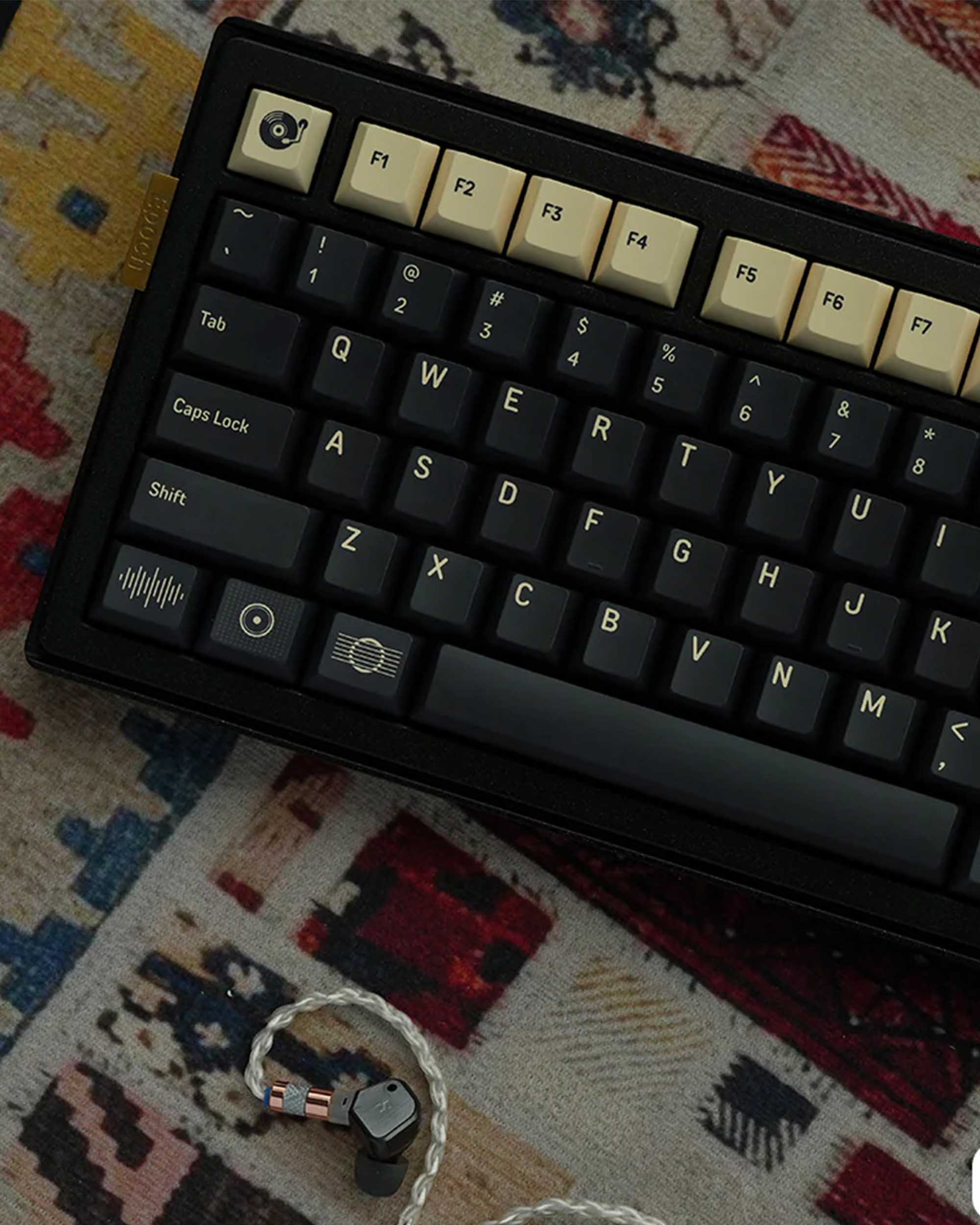 FBB AS50D Deep Gray Keycaps Set