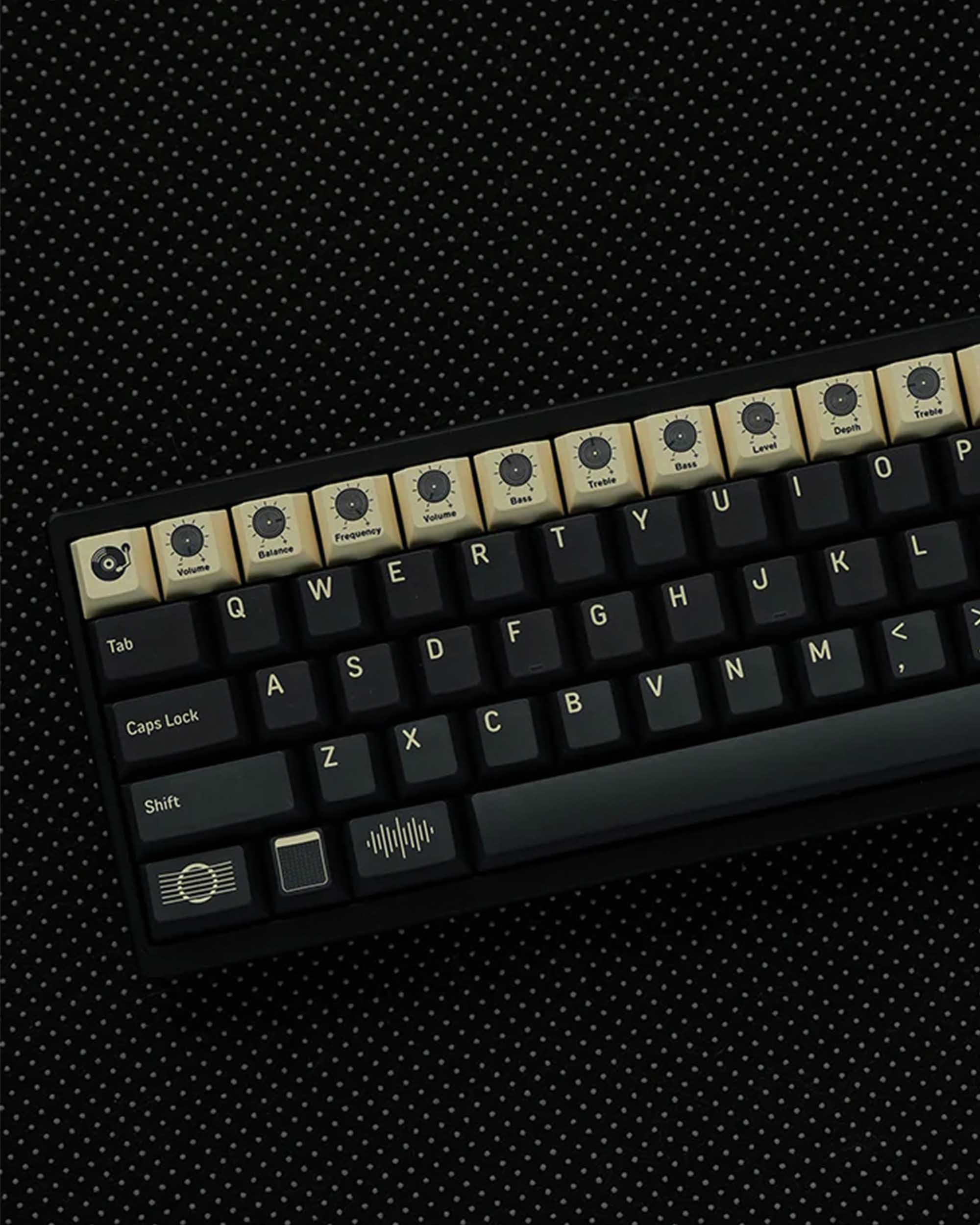 FBB AS50D Deep Gray Keycaps Set