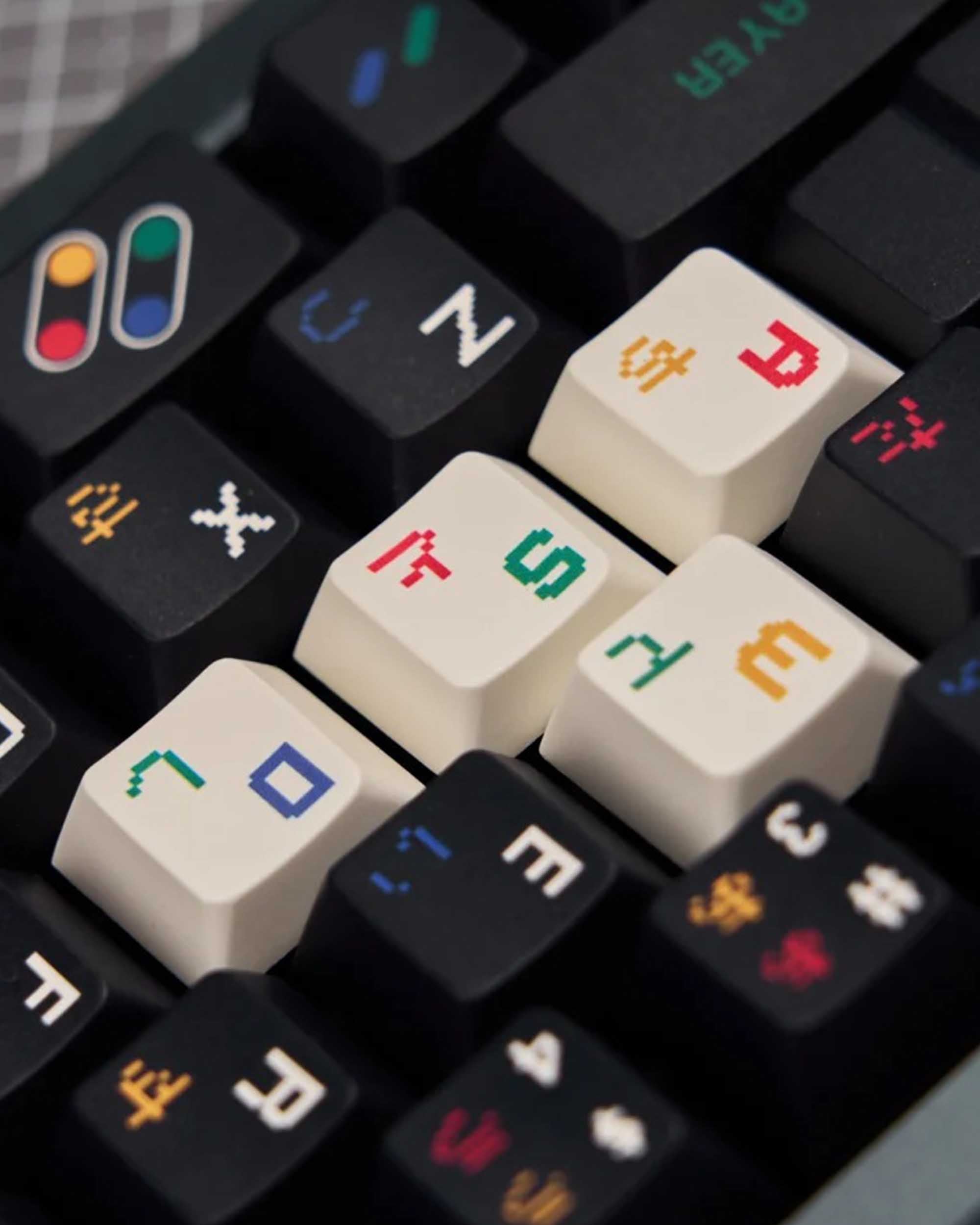 FBB SFC 1990 Black EN-JP Keycaps Set