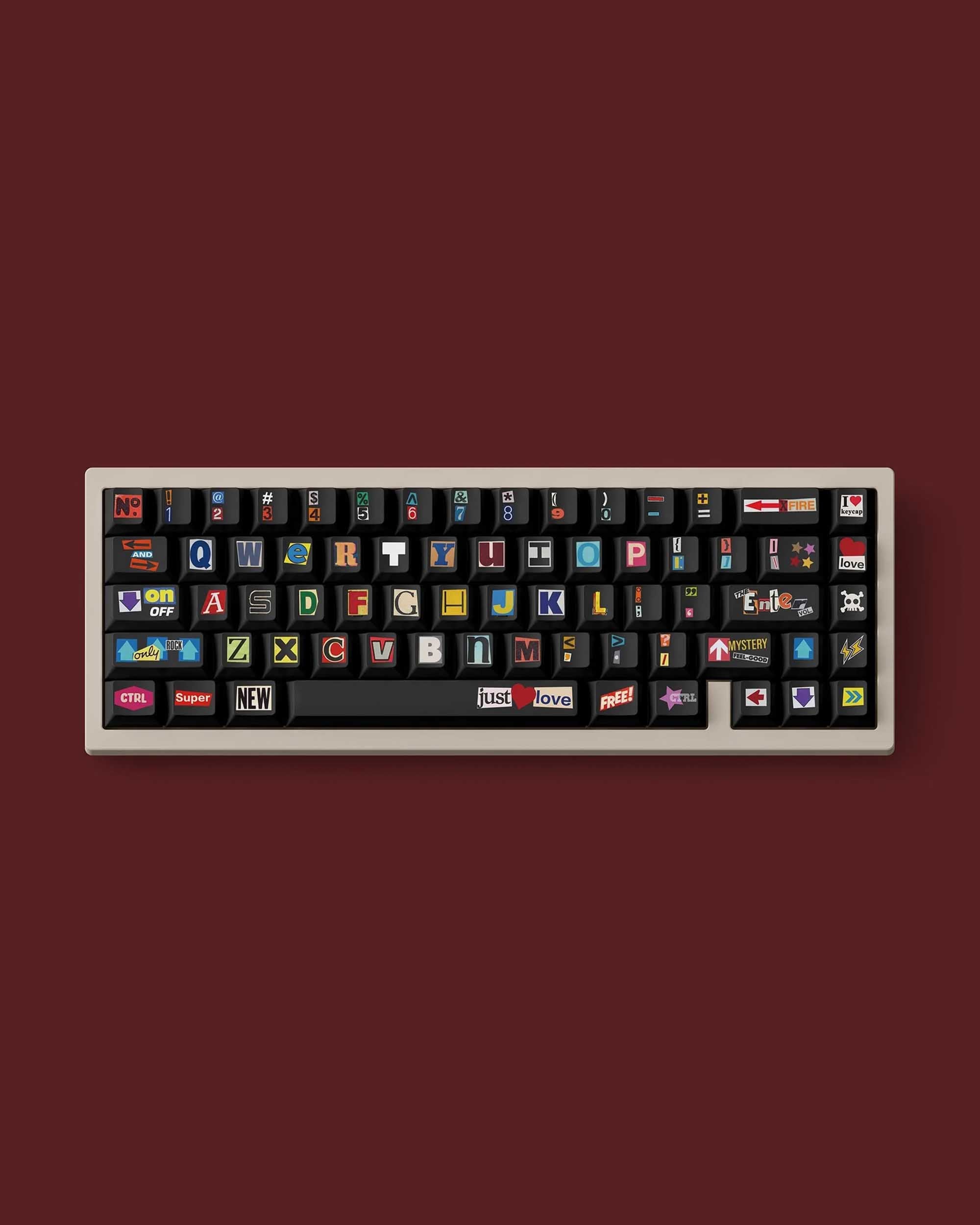 FBB Sticker Keycaps Set