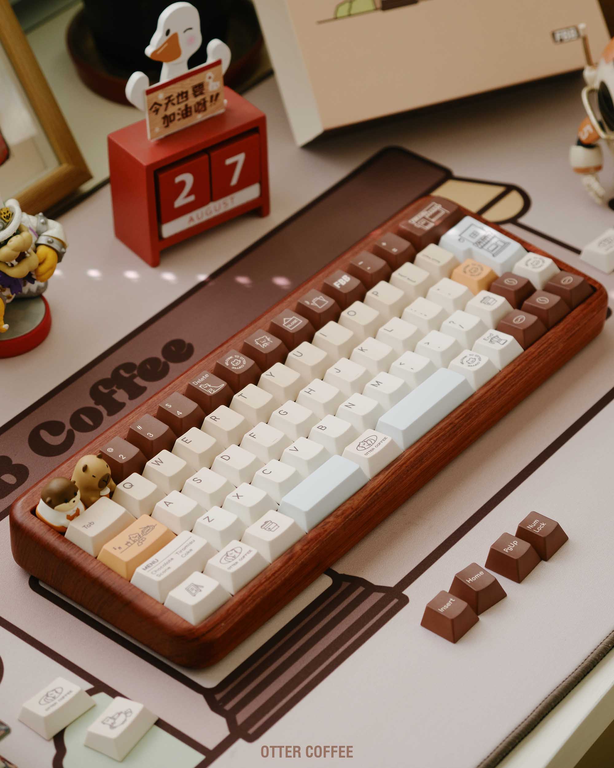 FBB Otter Coffee Keycaps Set