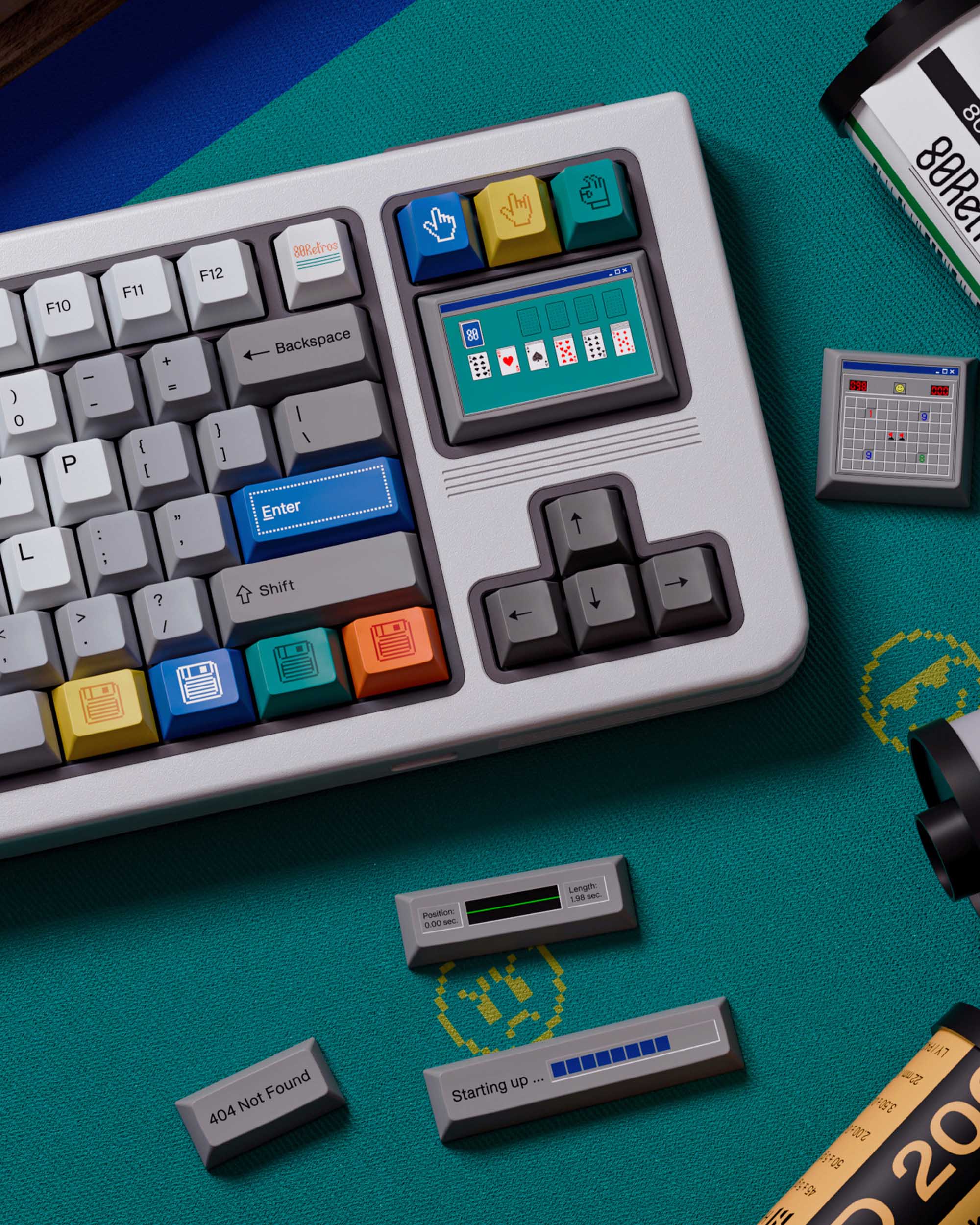 80Retros WIN 1998 Keycaps Set