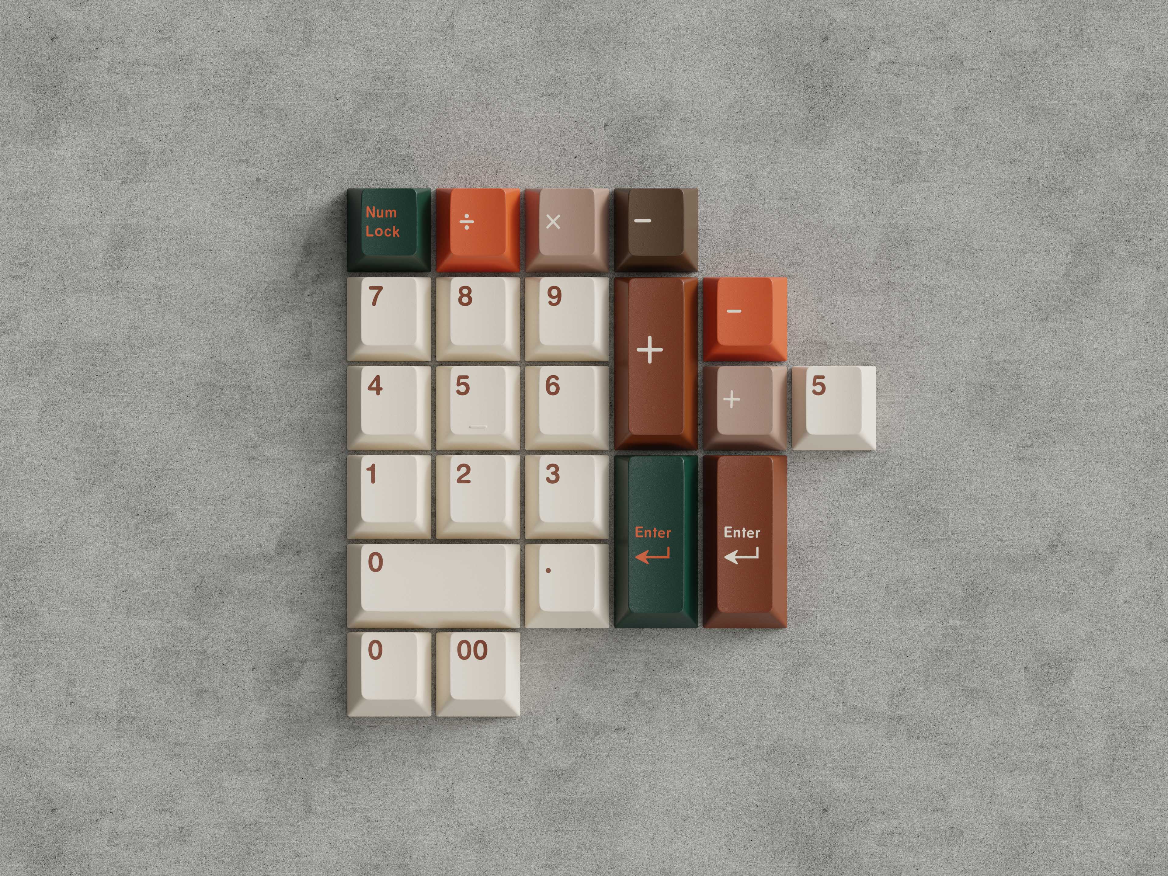 Keykobo Pumpkin spiced Latte Keycaps Set