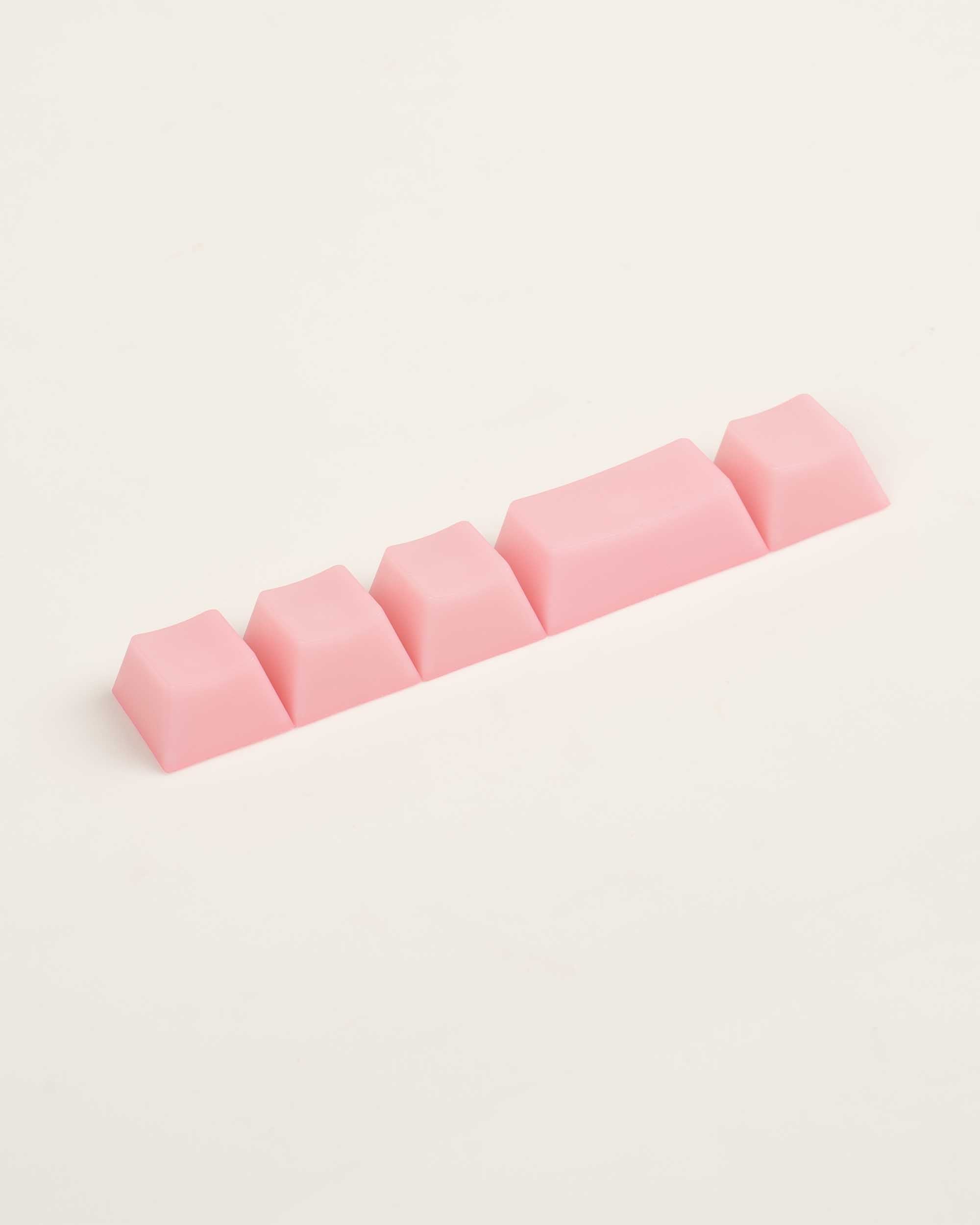 Jelly Pom Blank Keycaps Set
