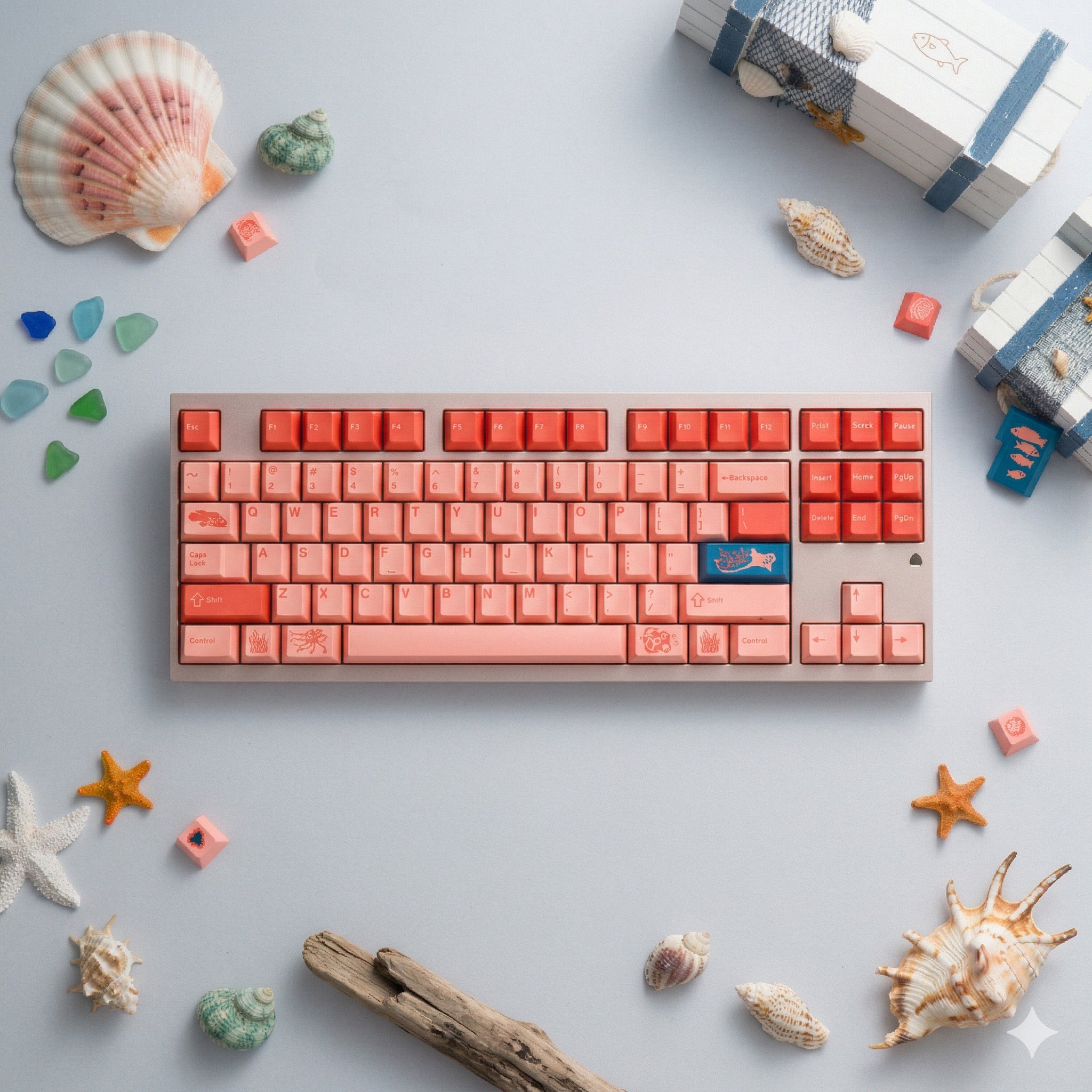 Keykobo The Great Barrier Reef Keycaps Set