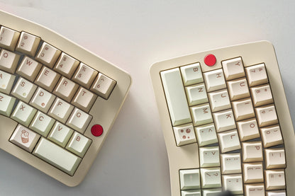 Qwertykeys Pearl Milk Tea Keycap Set
