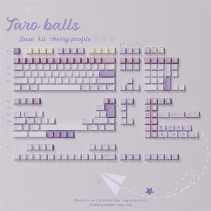 Qwertykeys Taro Balls Keycap Set