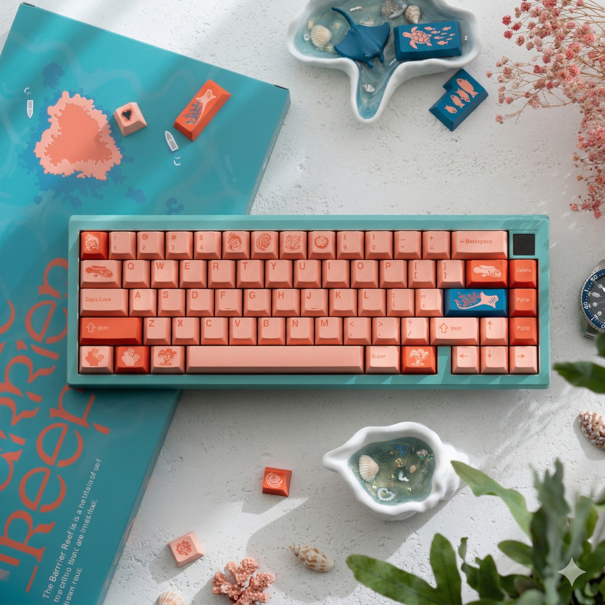 Keykobo The Great Barrier Reef Keycaps Set
