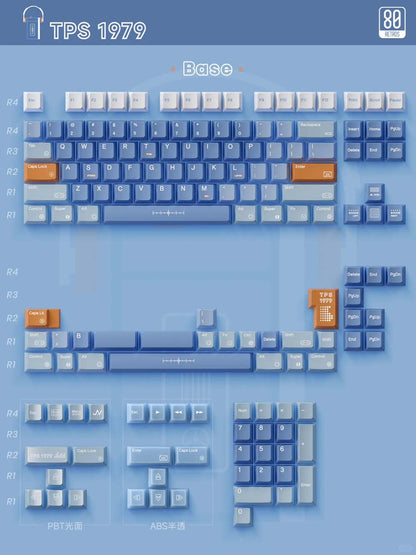 80retros TPS1979 Keycap Set
