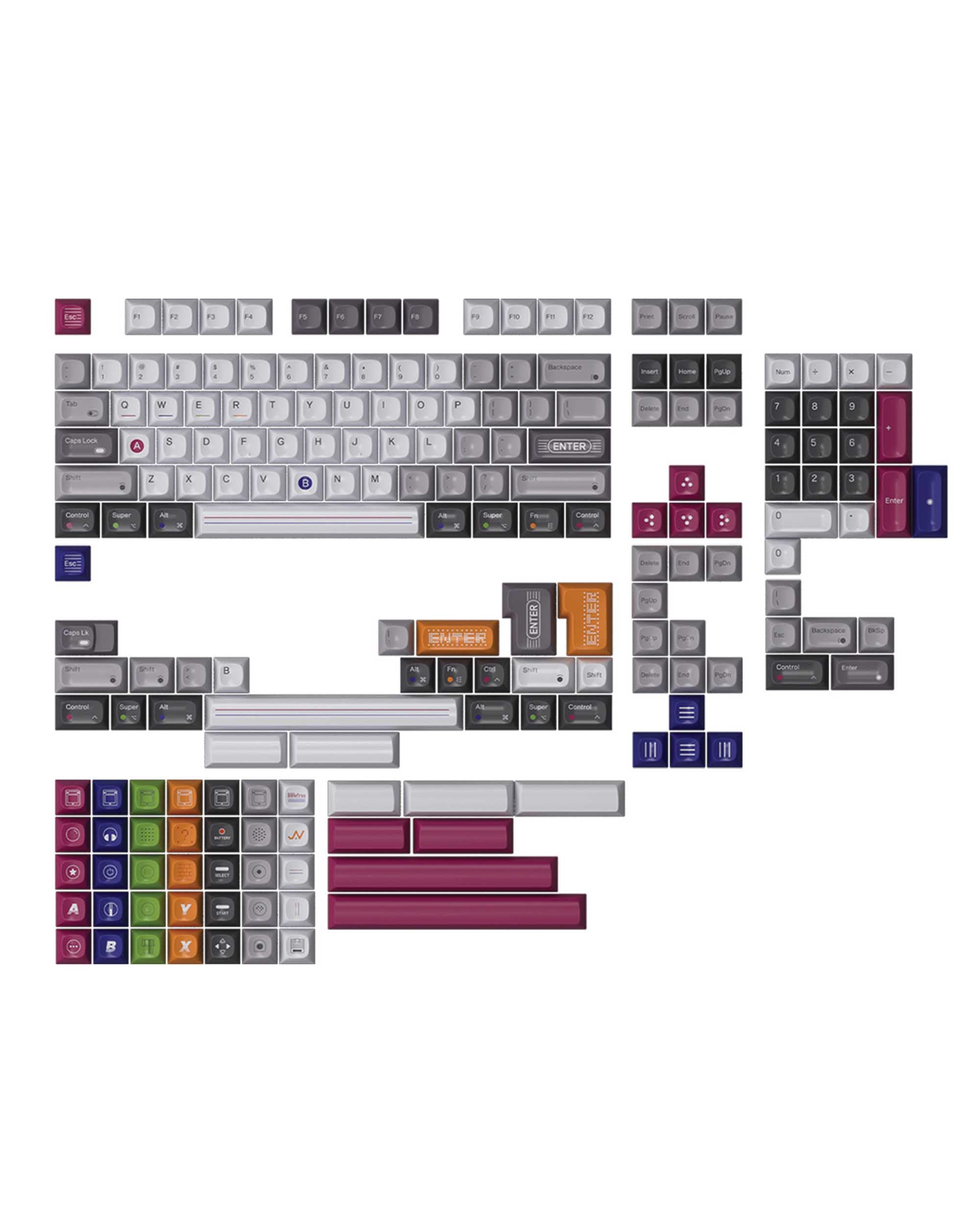 80Retros GAME 1989 Classic Keycaps Set