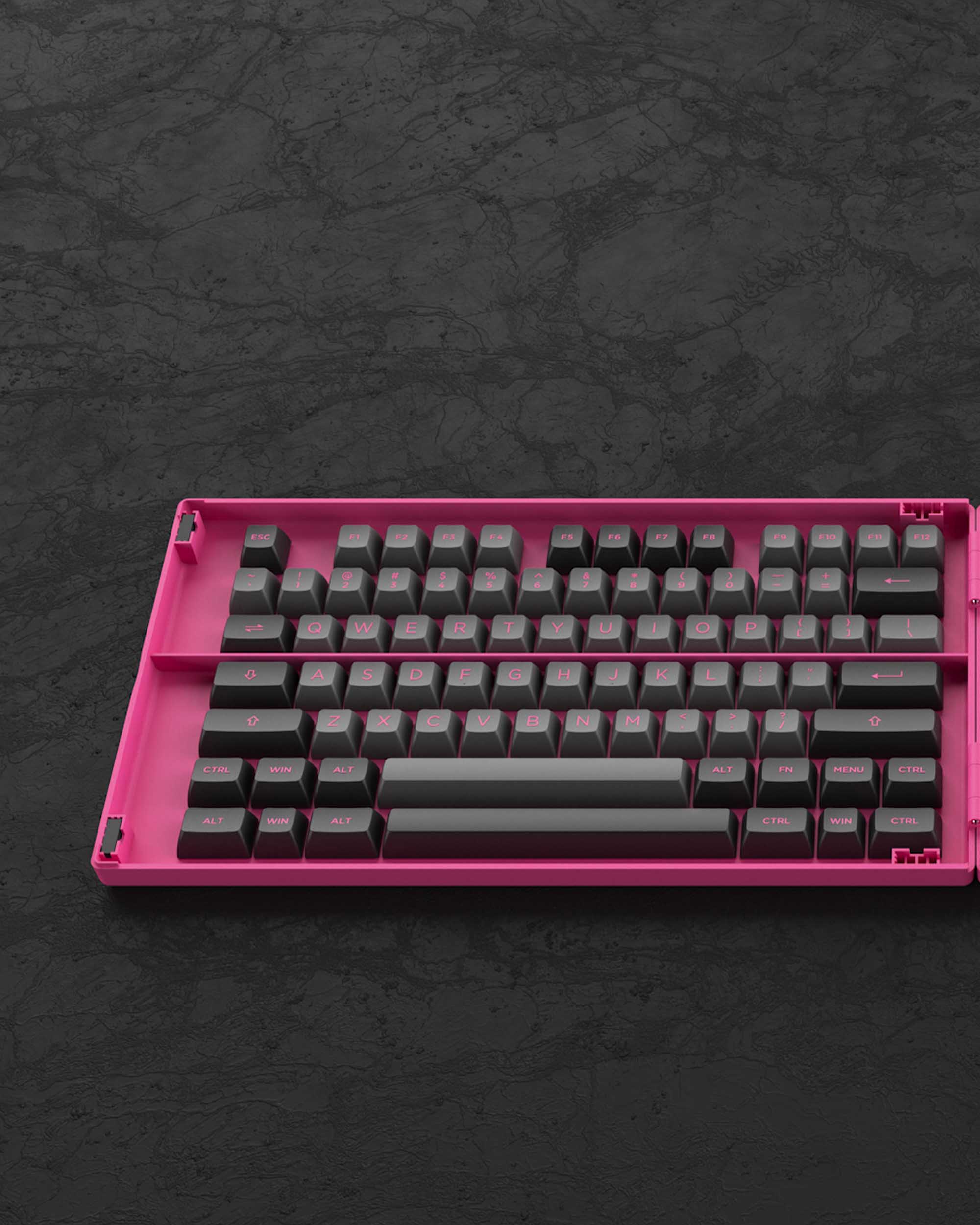 AKKO Black&Rose Keycaps Set