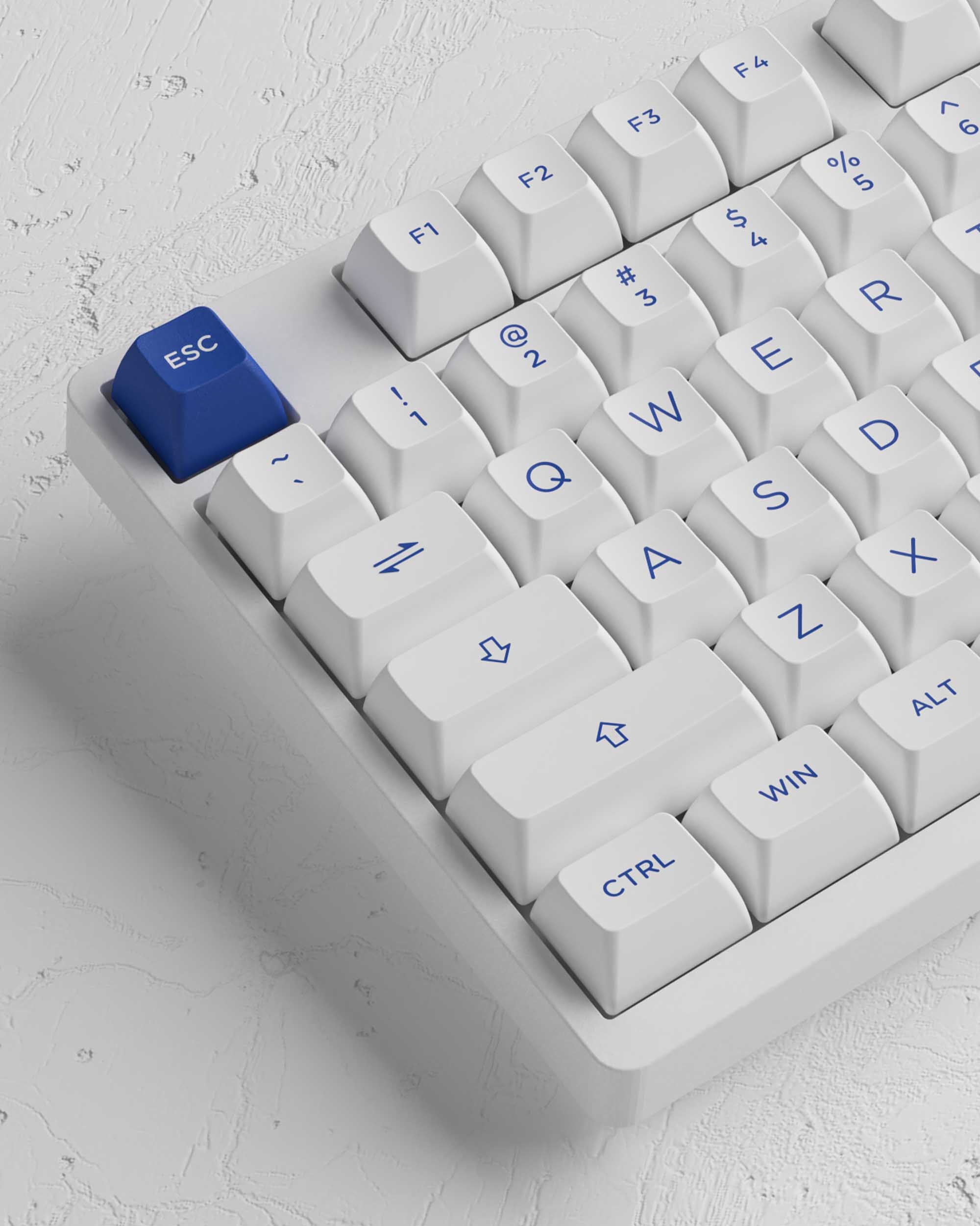 AKKO Blue on White Keycaps Set