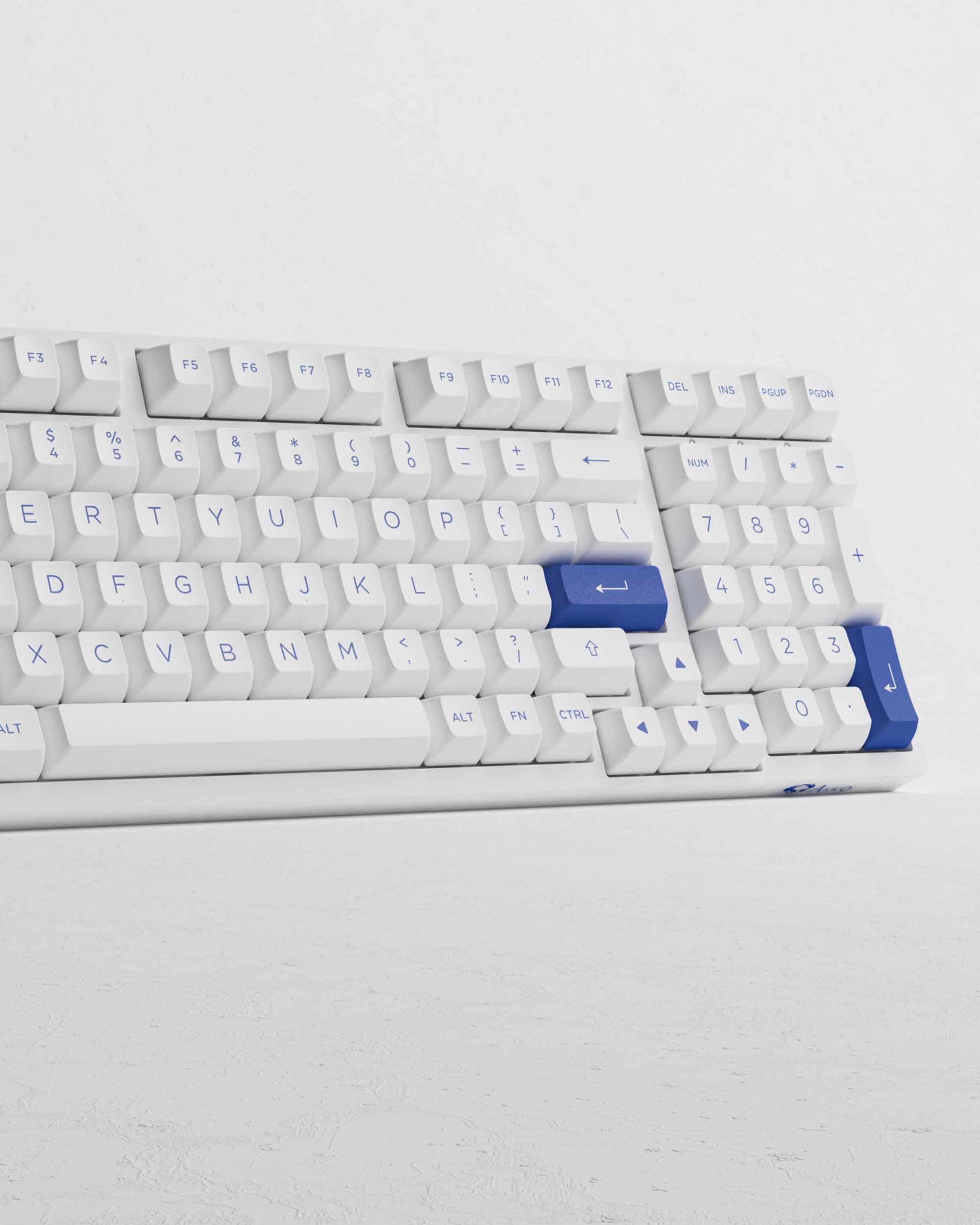 AKKO Blue on White Keycaps Set
