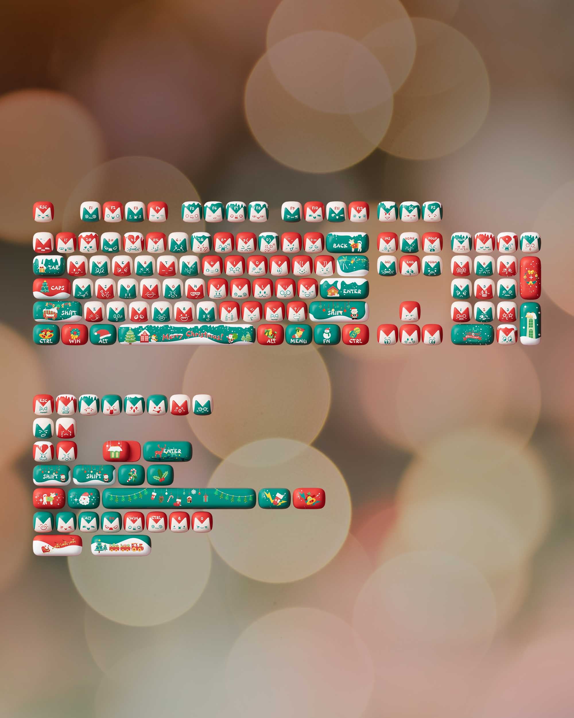 AKKO Christmas Fantasy Keycaps Set