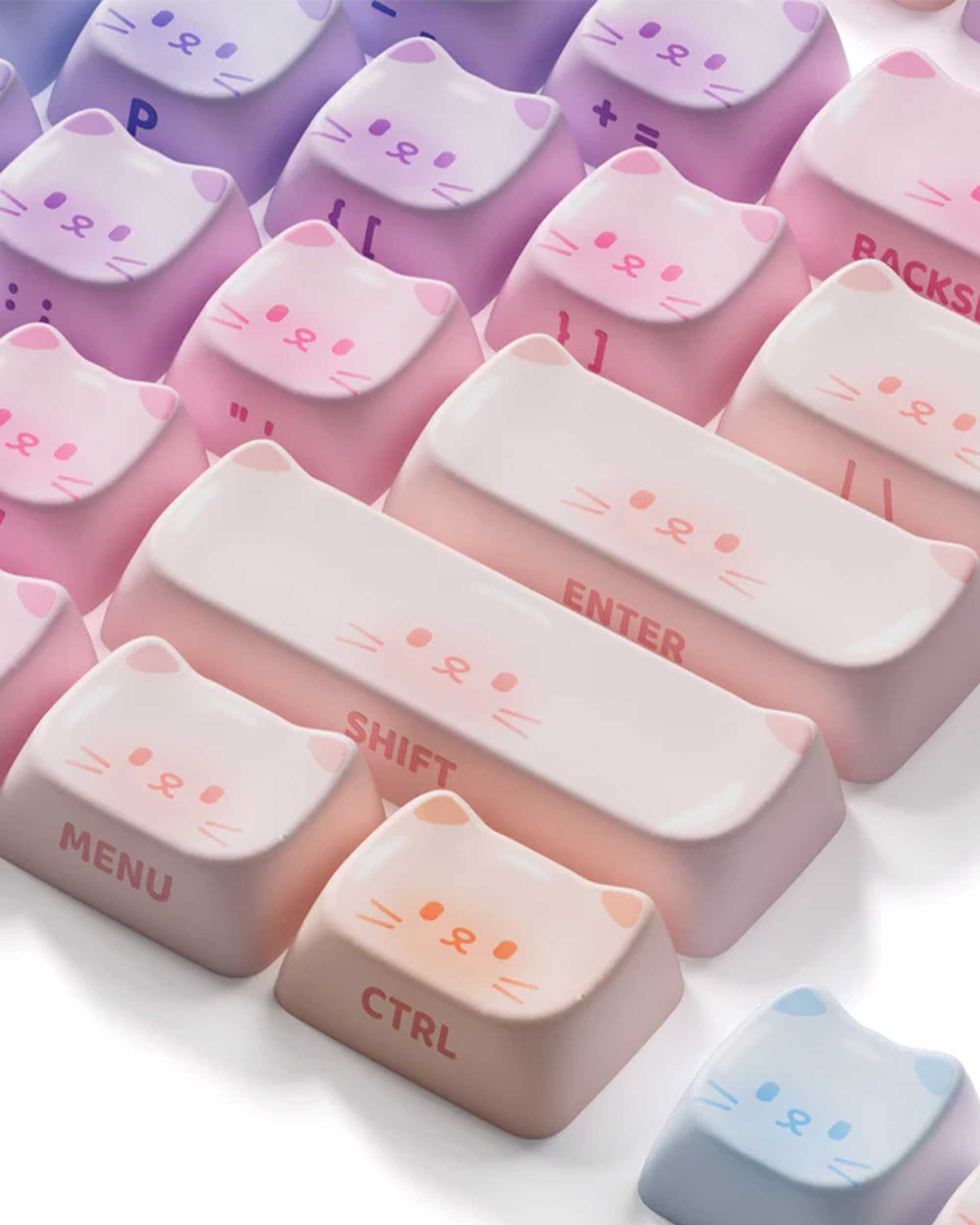 AKKO Colorful Cats Keycaps Set
