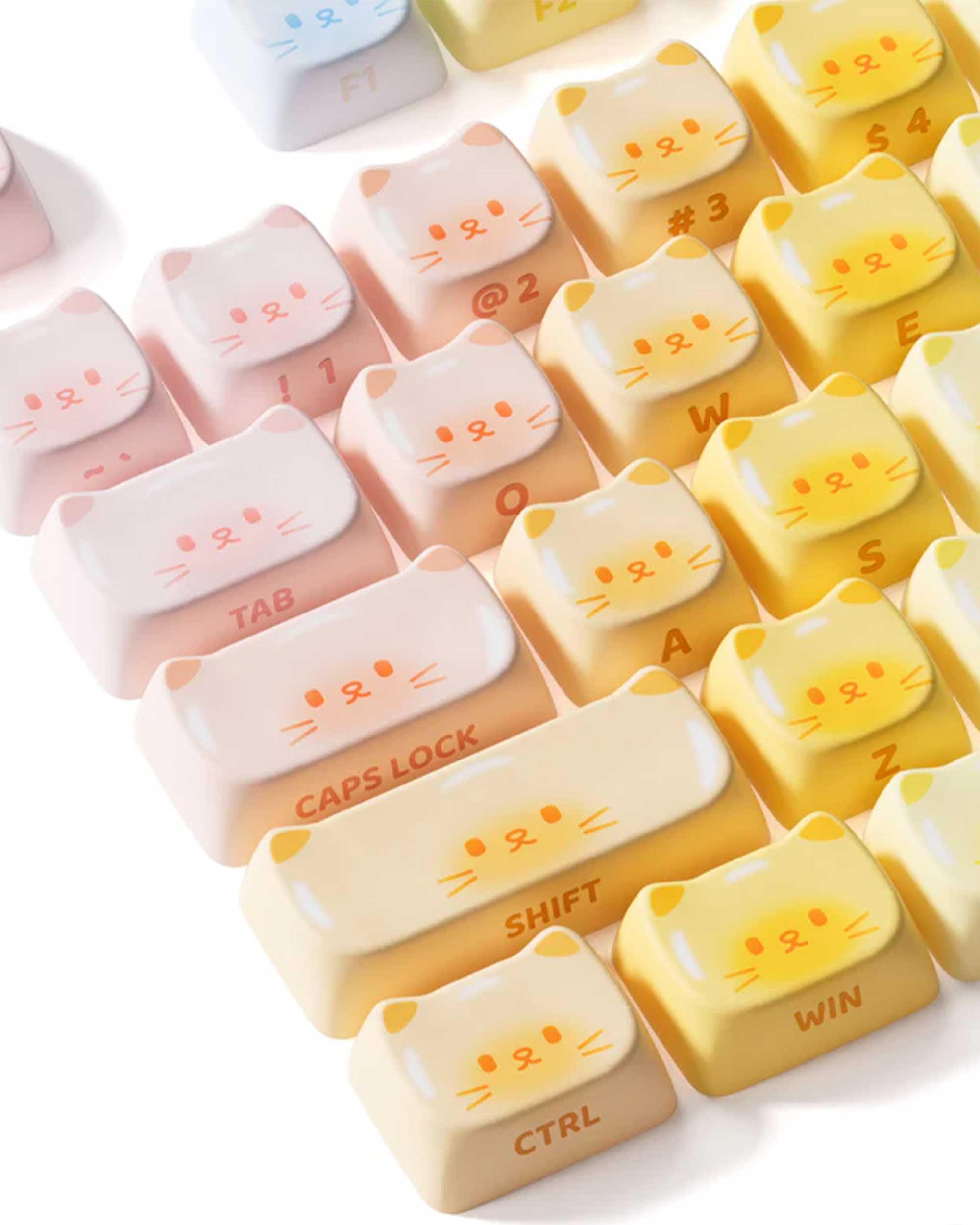 AKKO Colorful Cats Keycaps Set