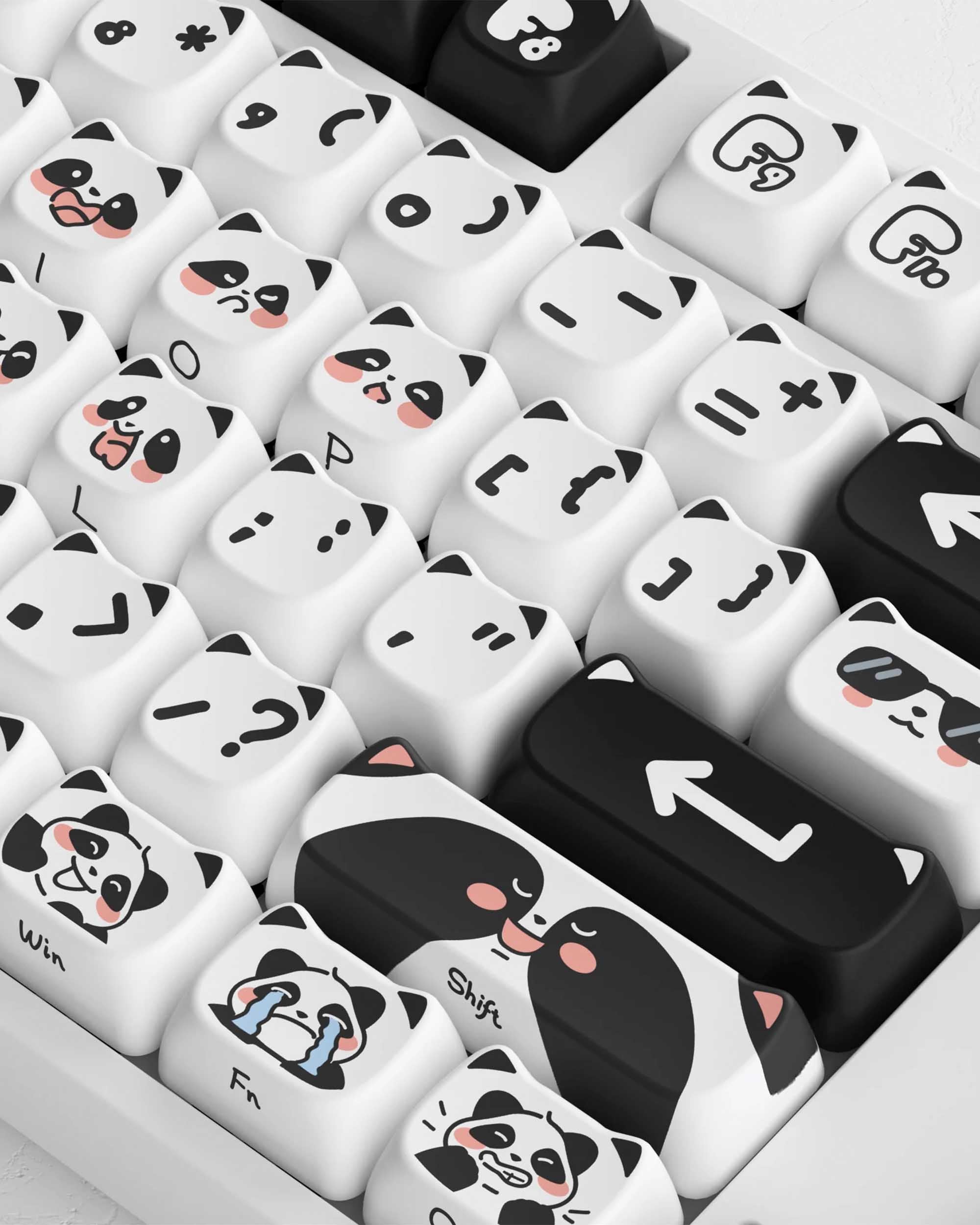 AKKO Panda Side Printed Keycaps Set