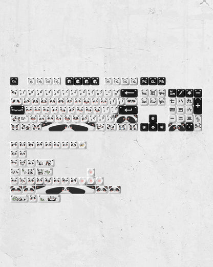 AKKO Panda Side Printed Keycaps Set