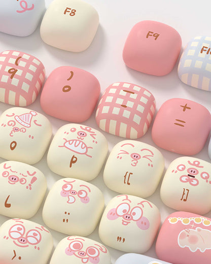 AKKO Piggy Party Keycaps Set